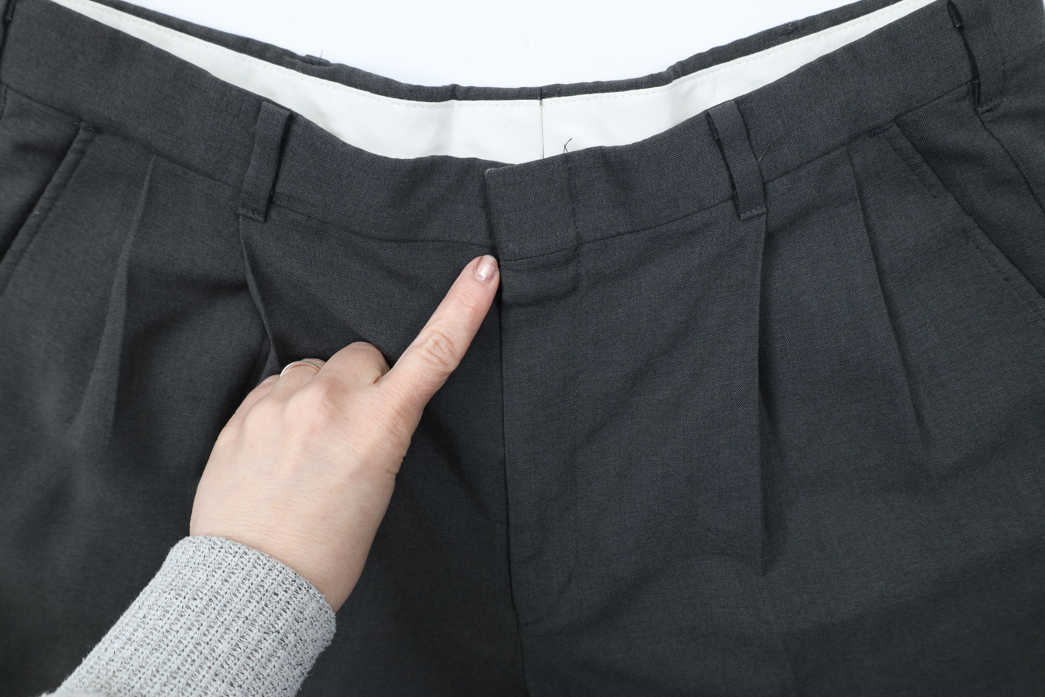 Vintage Vintage 90s Streetwear Wool Blend Wide Leg Chino Pants USA Size US 32 / EU 48 - 6 Thumbnail