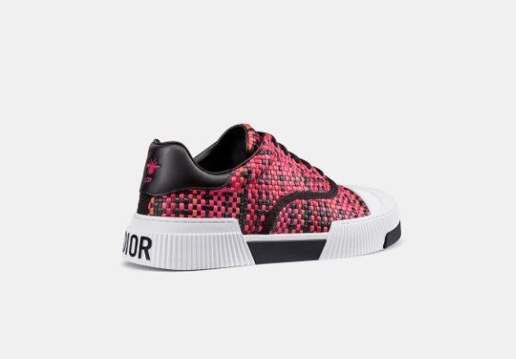 Dior o1w1db11224 D-Smash Sneakers in Fuchsia & Black Size US 12 / IT 42 - 3 Thumbnail