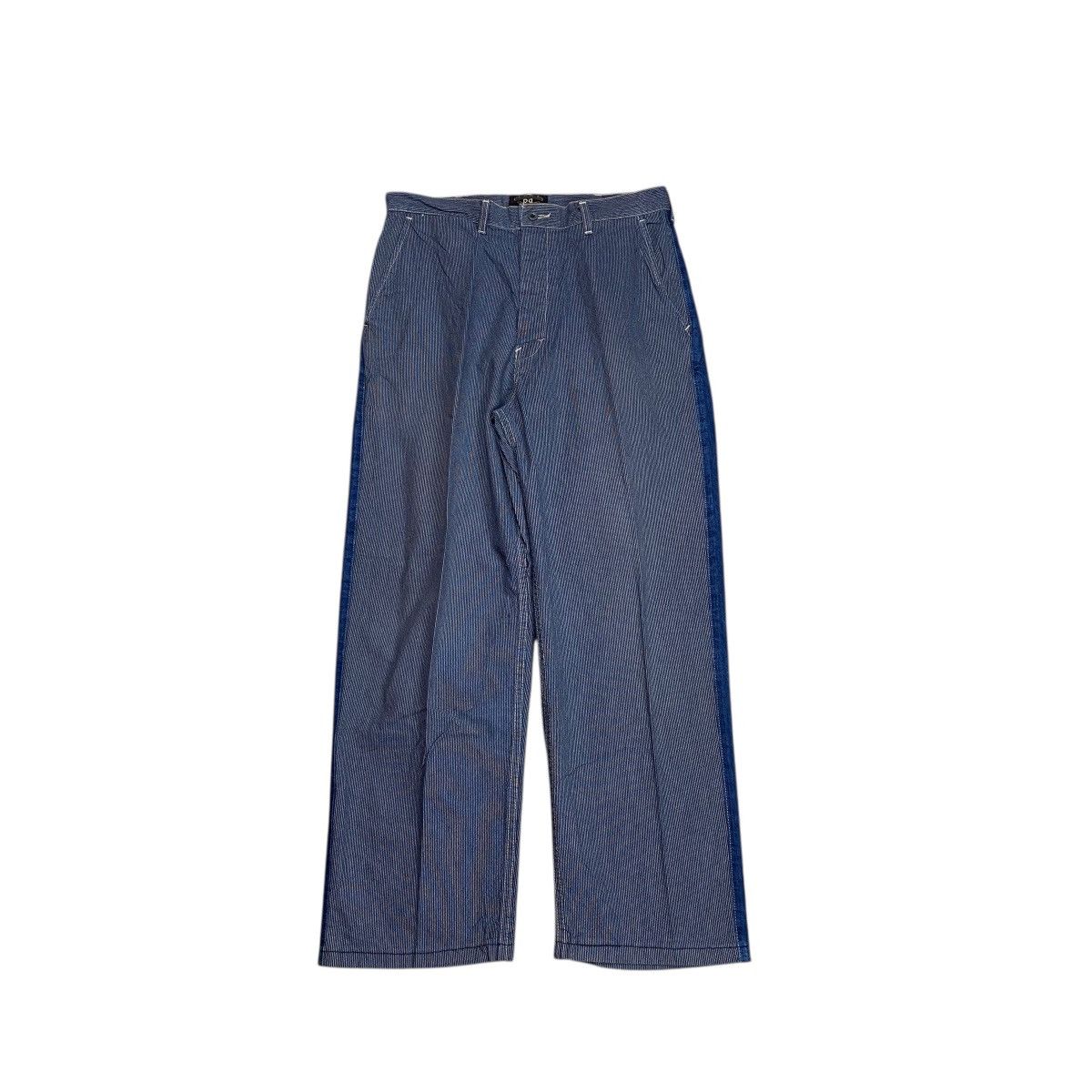 RRL Ralph Lauren RRL Ralph Lauren Hickory Stripe Trousers Pants Size US 32 / EU 48 - 1 Thumbnail