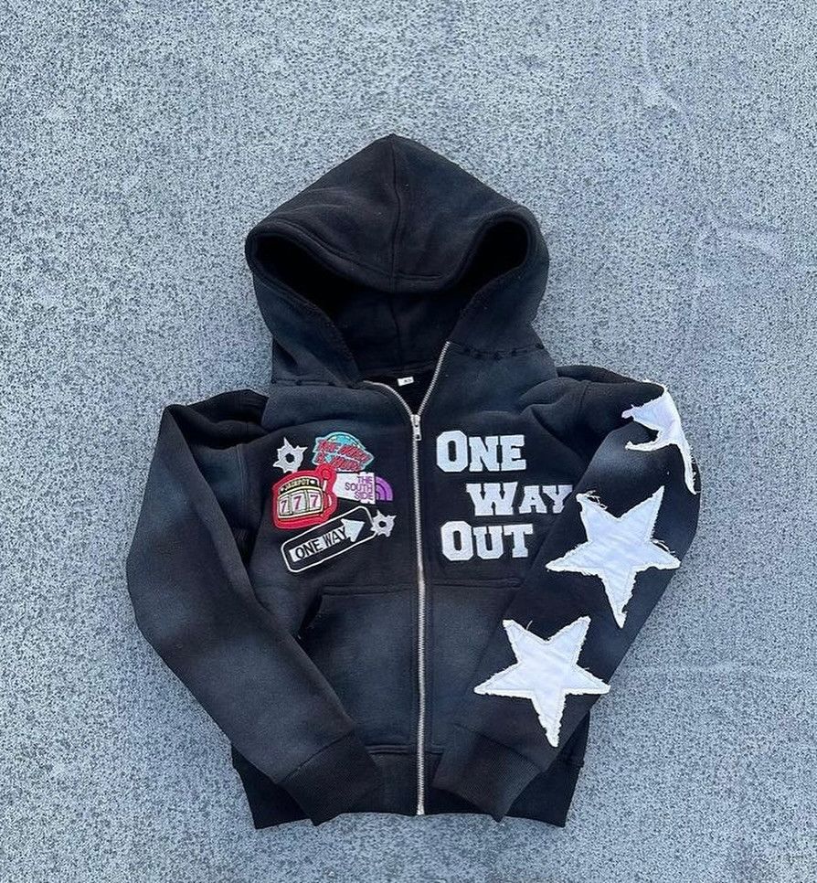 Japanese Brand × Vintage Hip Hop High Street Embroidery Zipper Hoodie Size US S / EU 44-46 / 1 - 2 Thumbnail