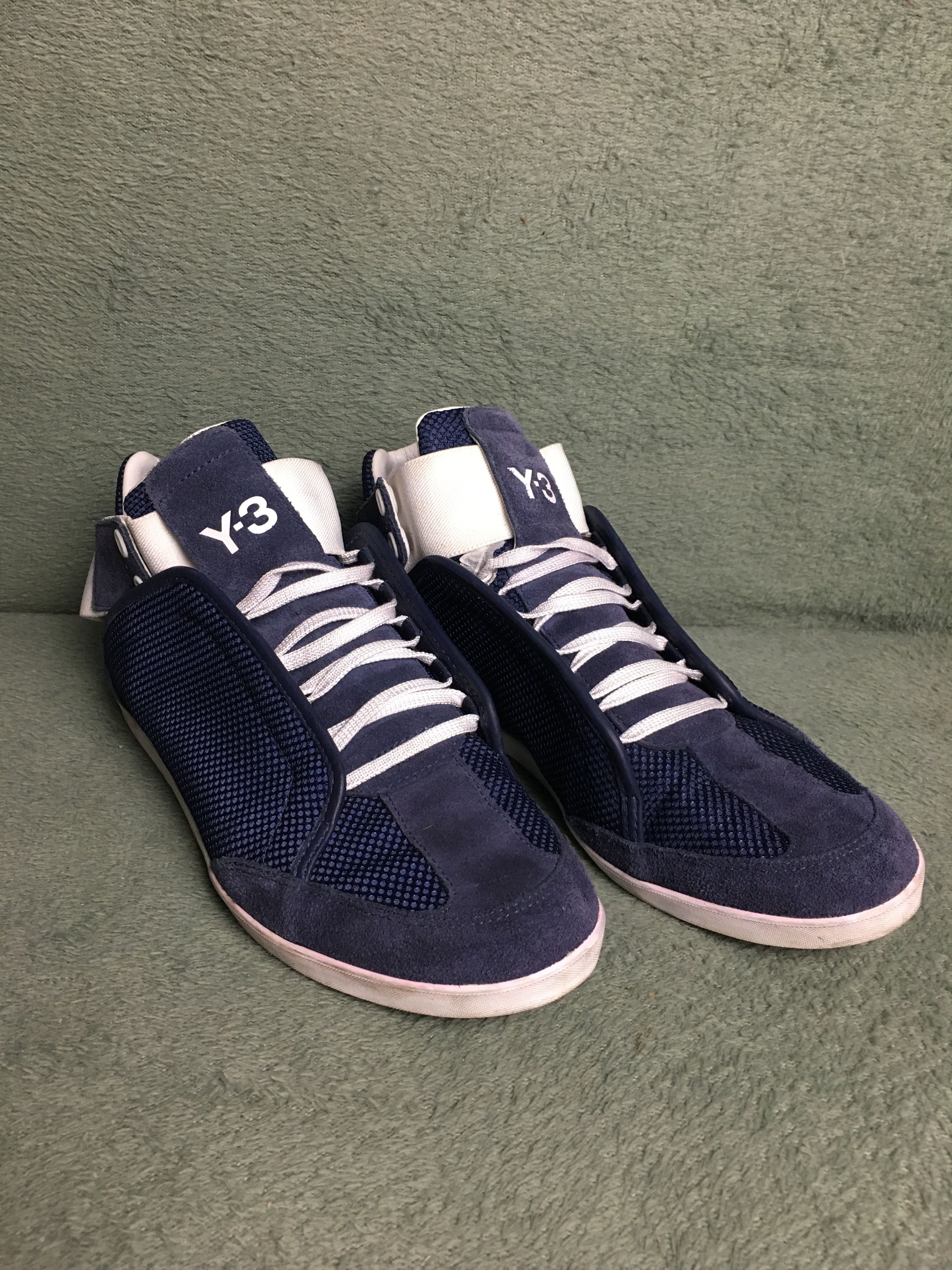 Adidas × Y-3 Adidas Y-3 Yohji Yamamoto Navy Mens Sneakers US 10 EU 43 Size US 10 / EU 43 - 2 Thumbnail