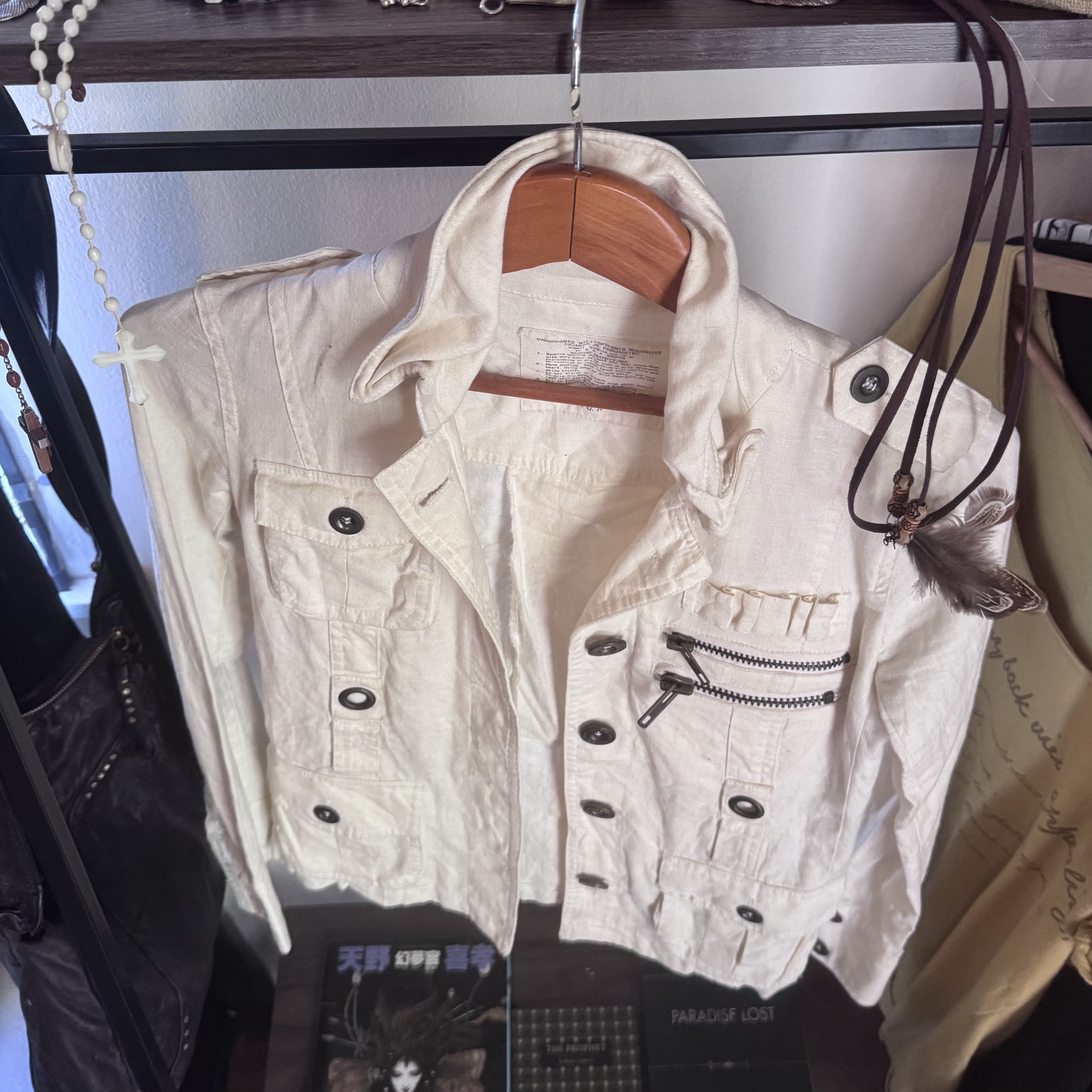 GOA GOA white linen jacket Size S / US 4 / IT 40 - 3 Thumbnail