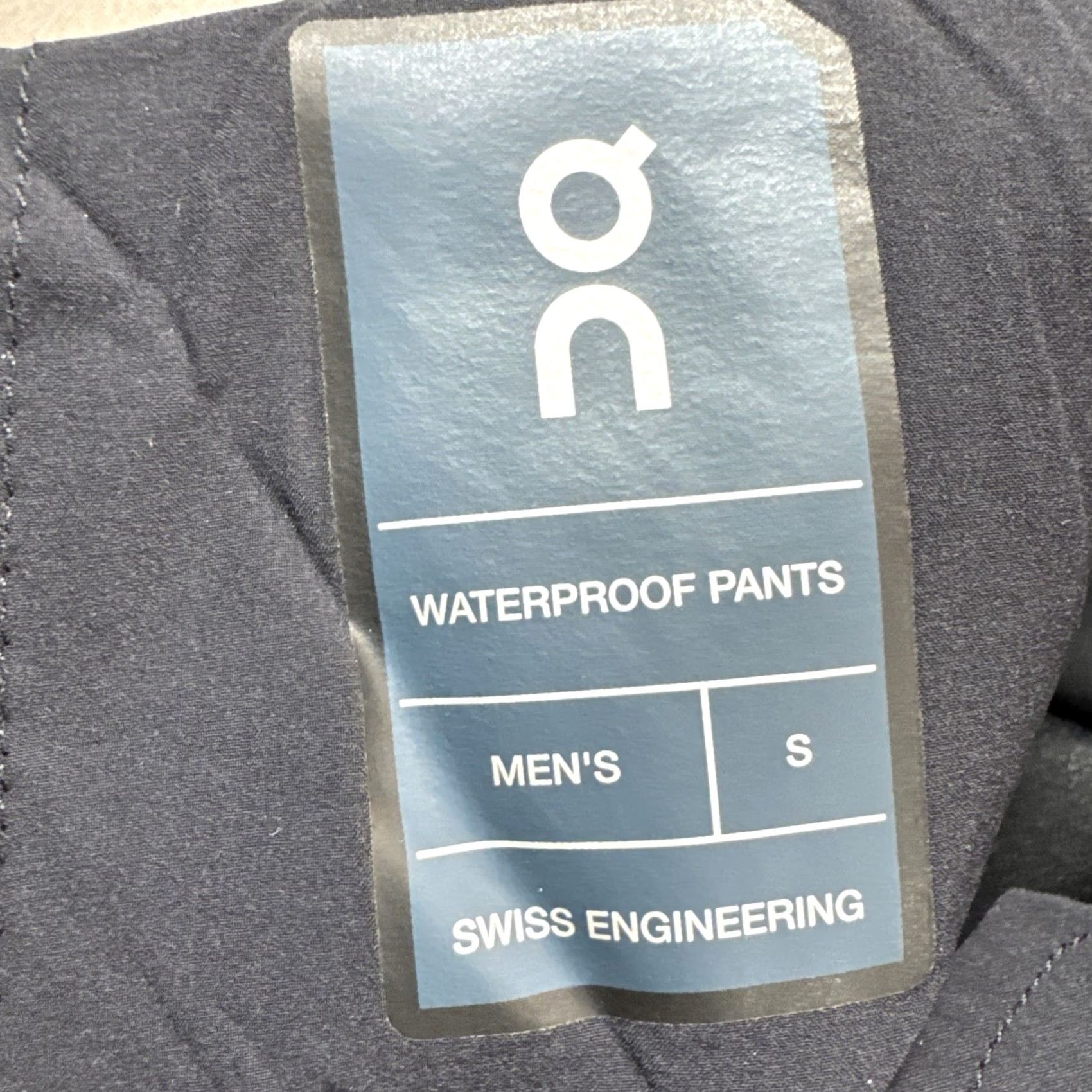 Vintage On Running Waterproof Pants Mens S Joggers Blue Black Ankle Zip Size US 29 - 6 Thumbnail