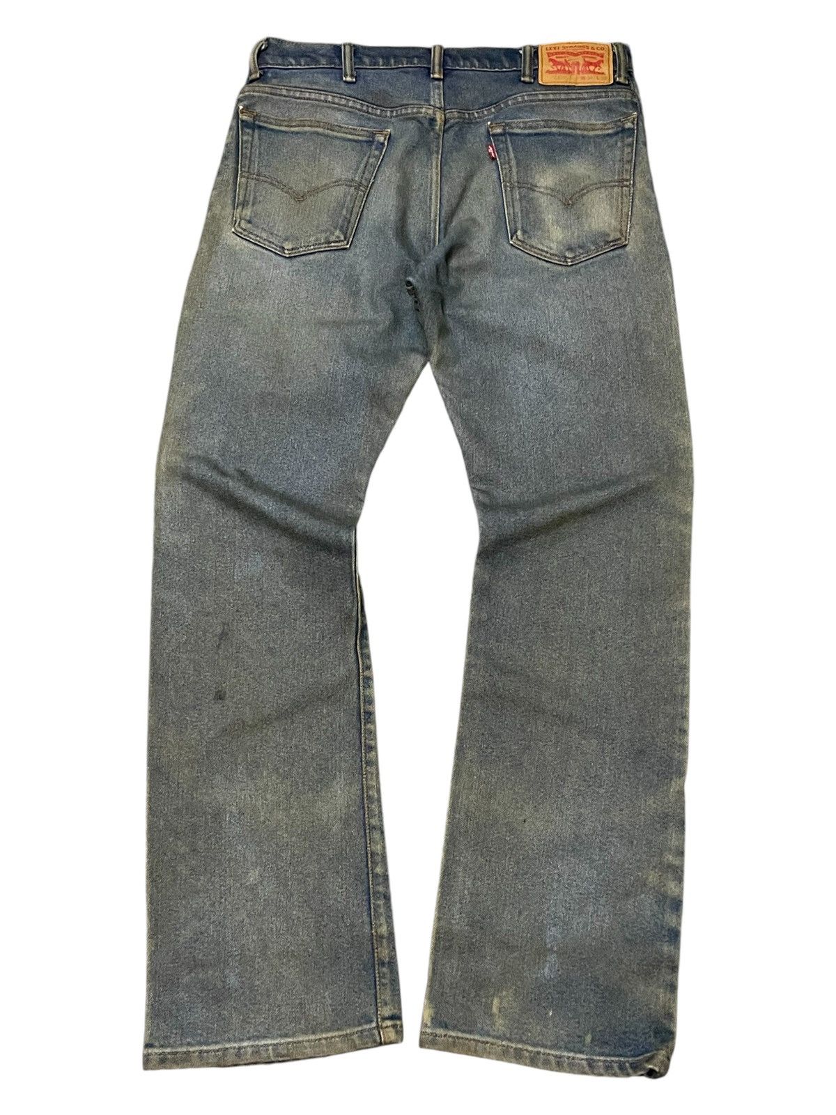 Hysteric Glamour × Levi's × Vintage Vintage Levis 517 Bootcut Dirty Muddy Flare Jeans Size US 32 / EU 48 - 2 Thumbnail