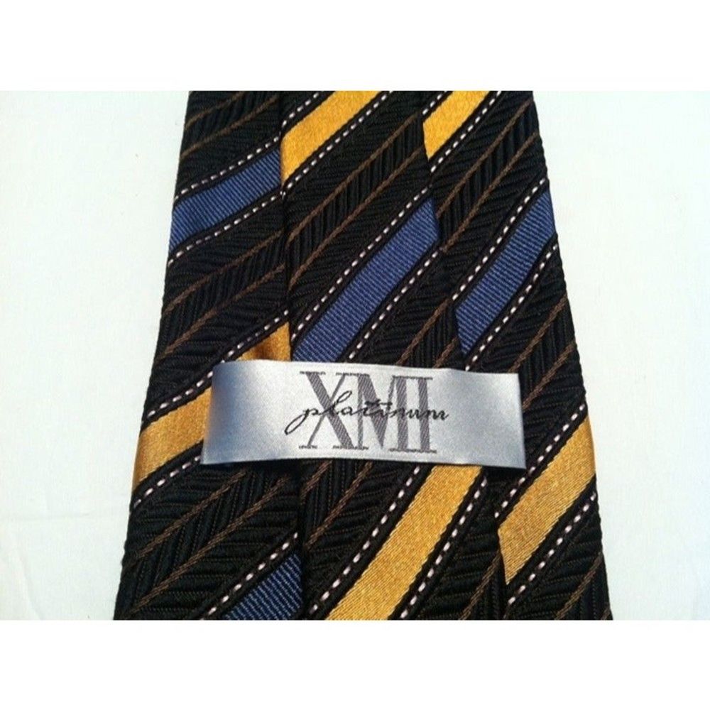XMI Platinum XMI PLATINUM MEN'S NEW TIE WIDTH: 3 3/4" Size ONE SIZE - 5 Thumbnail