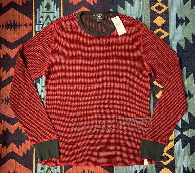 RRL Ralph Lauren RRL Ralph Lauren Waffle Long Sleeve T-Shirt Size US L / EU 52-54 / 3 - 1 Thumbnail