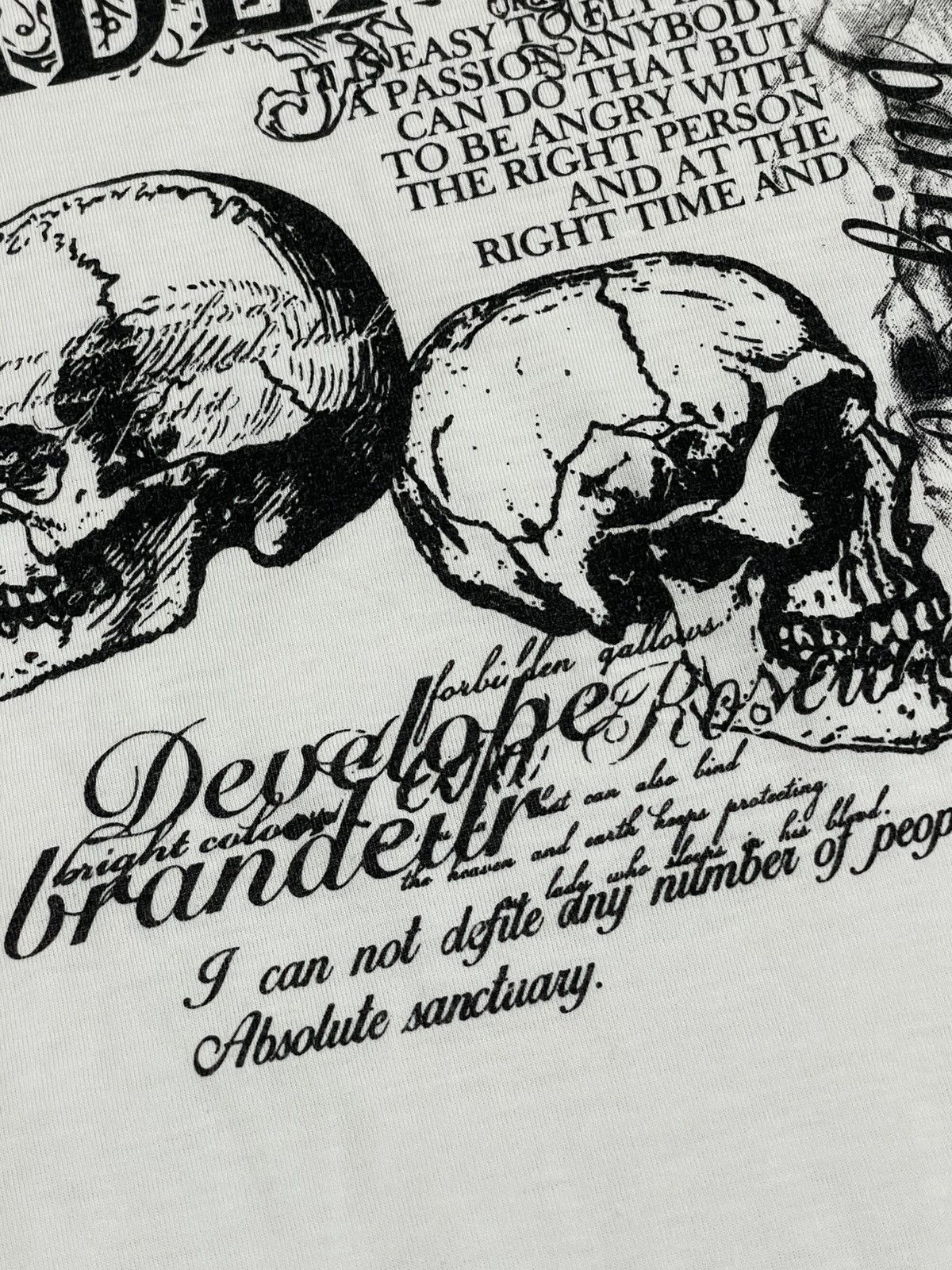 If Six Was Nine Beaumere Ablaze Y2K Skull Affliction Wording Smoke Graphic Size US M / EU 48-50 / 2 - 7 Thumbnail