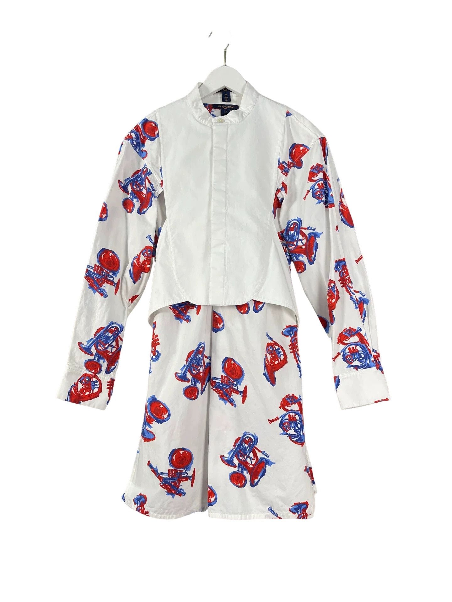 Louis Vuitton Louis Vuitton Layered Print Shirt Size 34 Size XS / US 0-2 / IT 36-38 - 1 Thumbnail