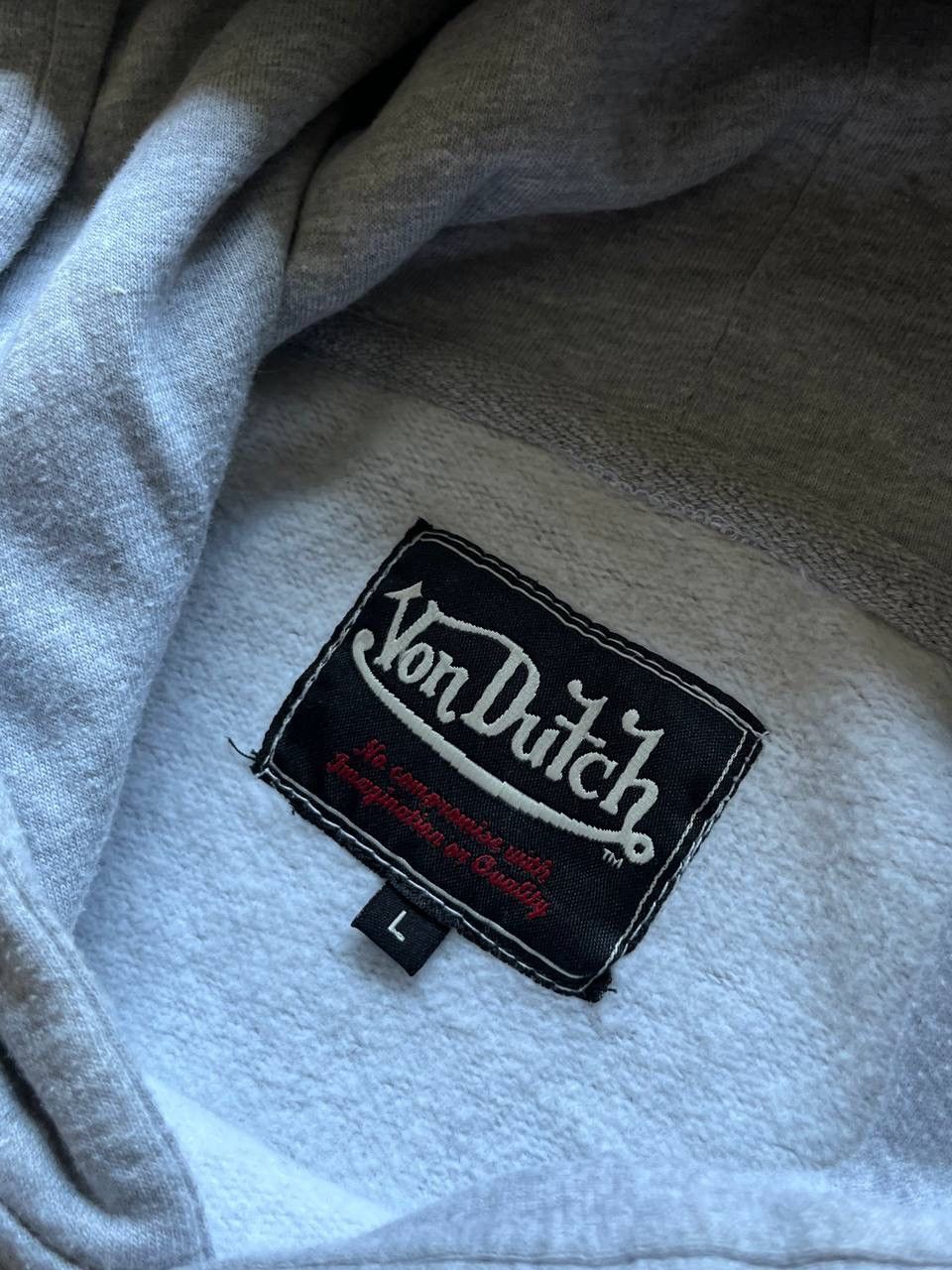 Vintage × Von Dutch Vintage Von Dutch Boxy Hoodie Y2K L Size US L / EU 52-54 / 3 - 6 Thumbnail