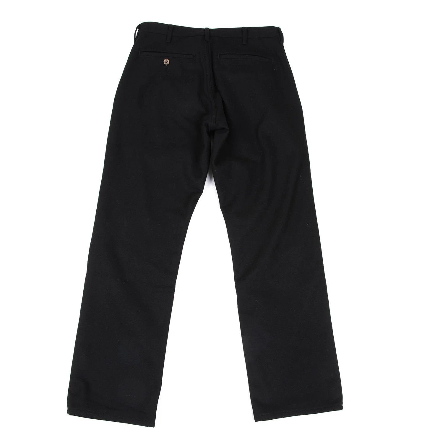Comme des Garcons Homme Plus Wool Straight Pants in Black - Size SS Size US 36 / EU 52 - 9 Thumbnail