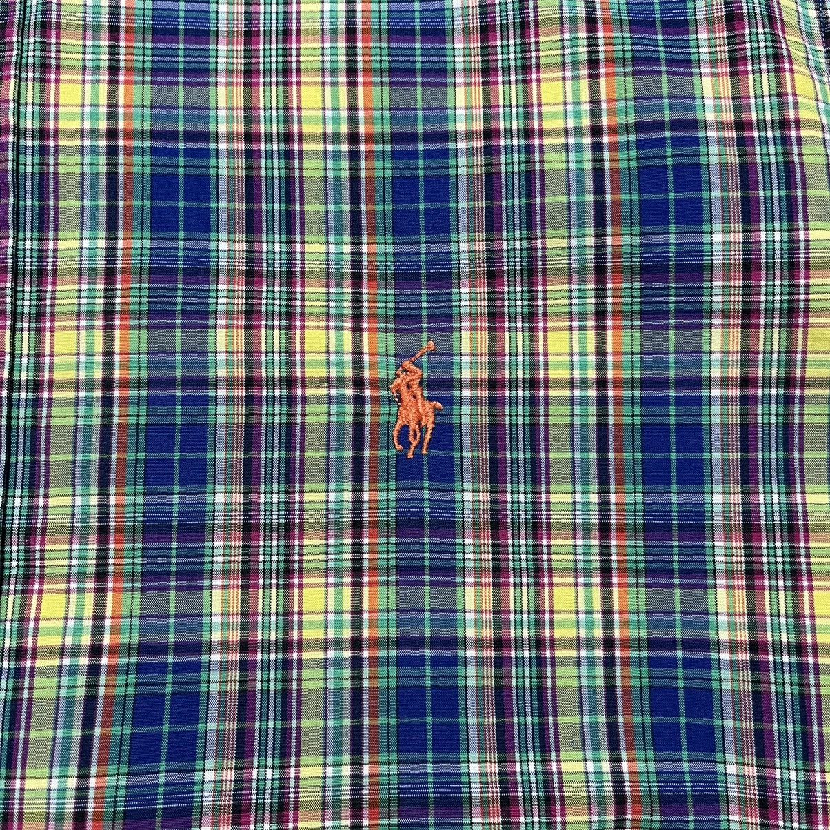 Polo Ralph Lauren × Vintage Vintage Polo Ralph Lauren Checkered Shirt Luxury Casual Size US L / EU 52-54 / 3 - 3 Thumbnail