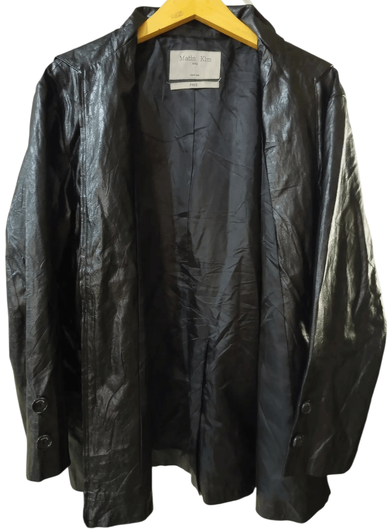 Matin Kim Matin Kim Oversized Faux Leather Jacket Size US XL / EU 56 / 4 - 5 Thumbnail