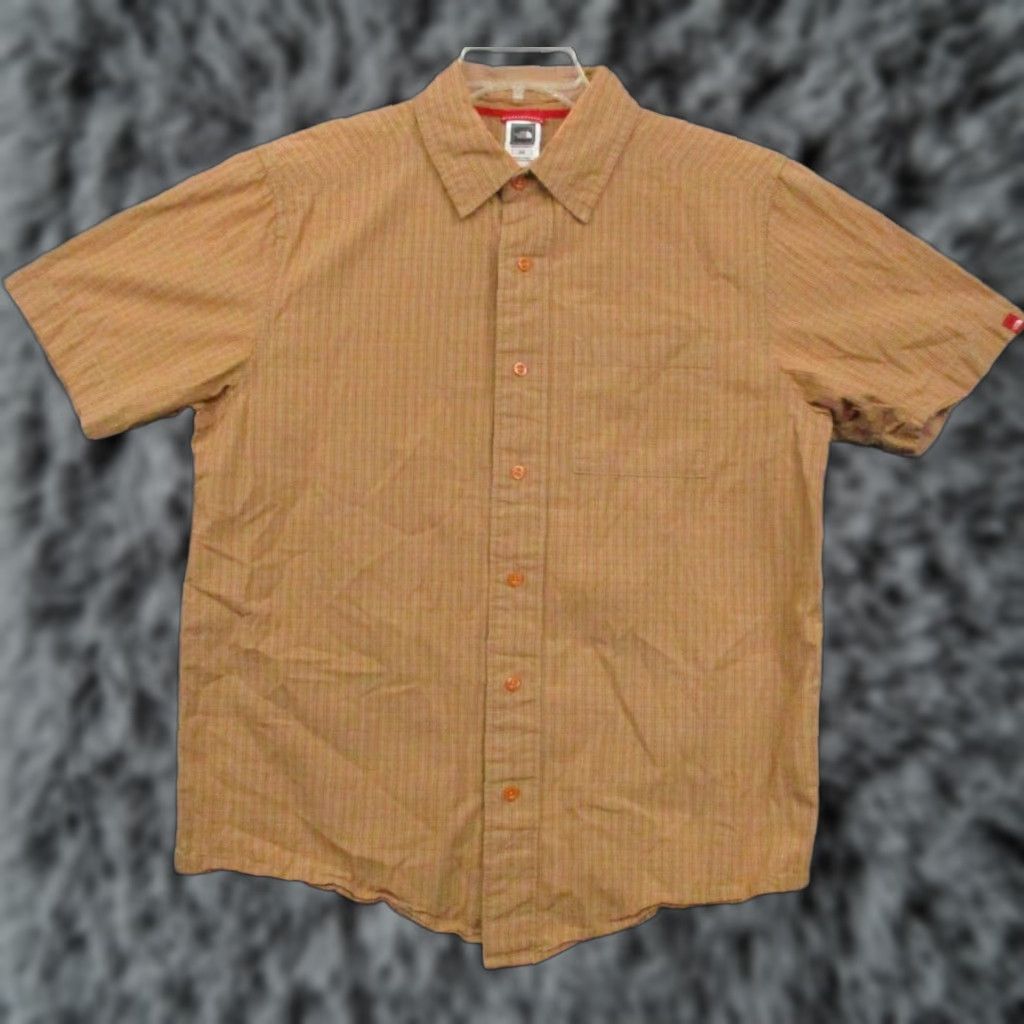 The North Face The North Face Shirt Medium Mens Button Tan Plaid Short Sleeve Size US M / EU 48-50 / 2 - 1 Thumbnail