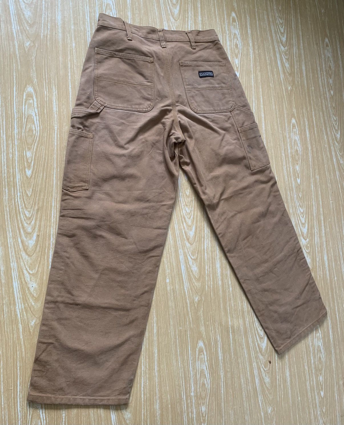 Japanese Brand Dirty Dakota Carpenter Double Knee Workwear Canvas Pants Size US 30 / EU 46 - 7 Thumbnail
