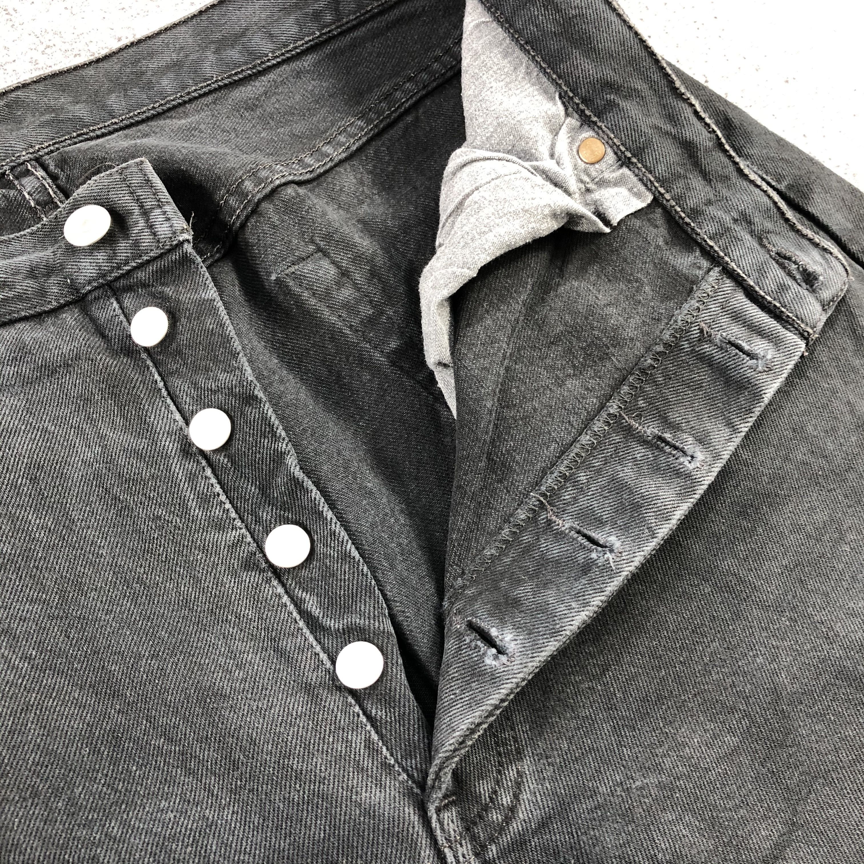 Levi's Vintage 90s Distress Levis 501 Jeans-J1423 Size US 35 - 10 Thumbnail
