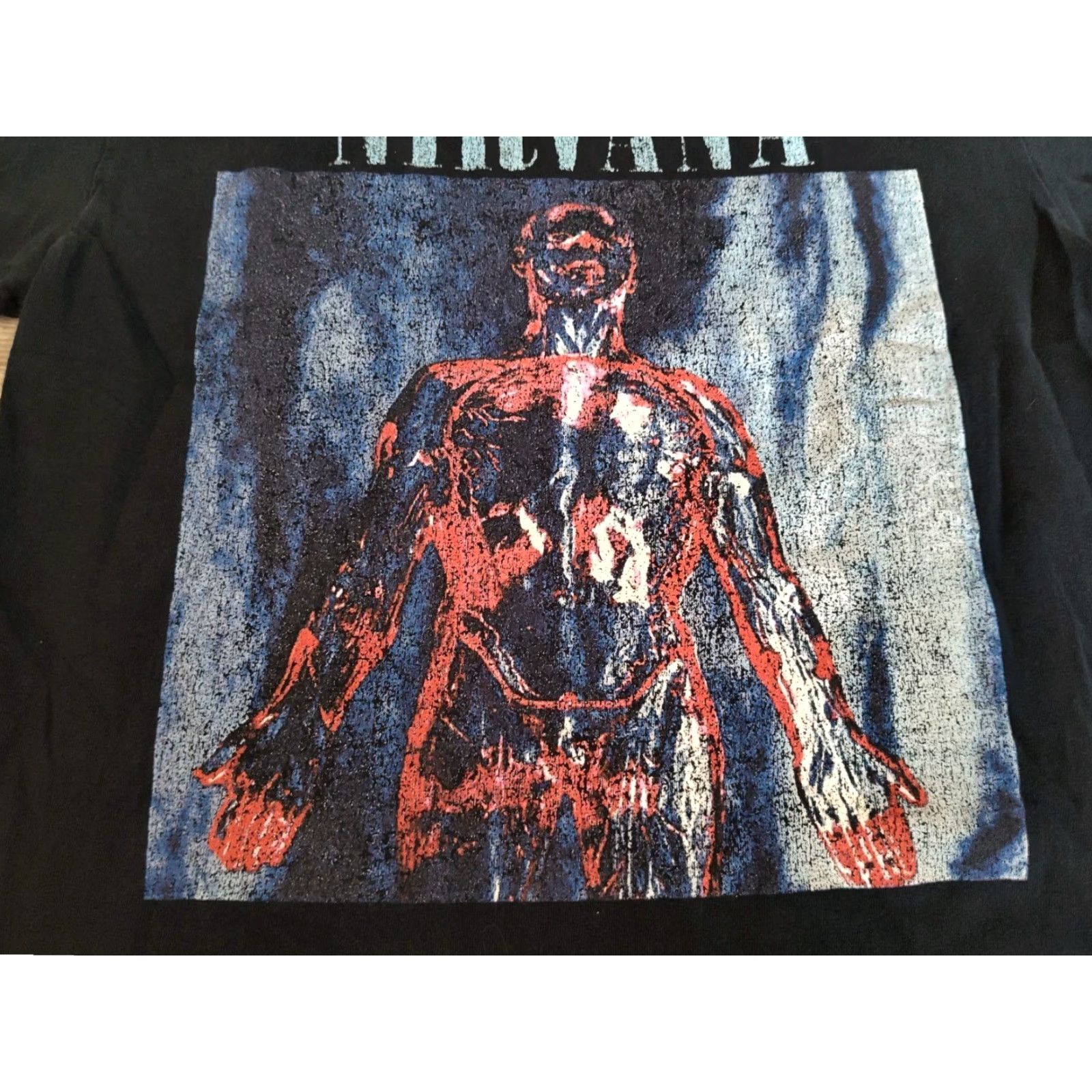 Vintage VINTAGE Nirvana Graphic Tee Shirt Adult Medium Black 2000s Grunge Kurt Cobain 90s Alternative Rock Size US M / EU 48-50 / 2 - 2 Thumbnail