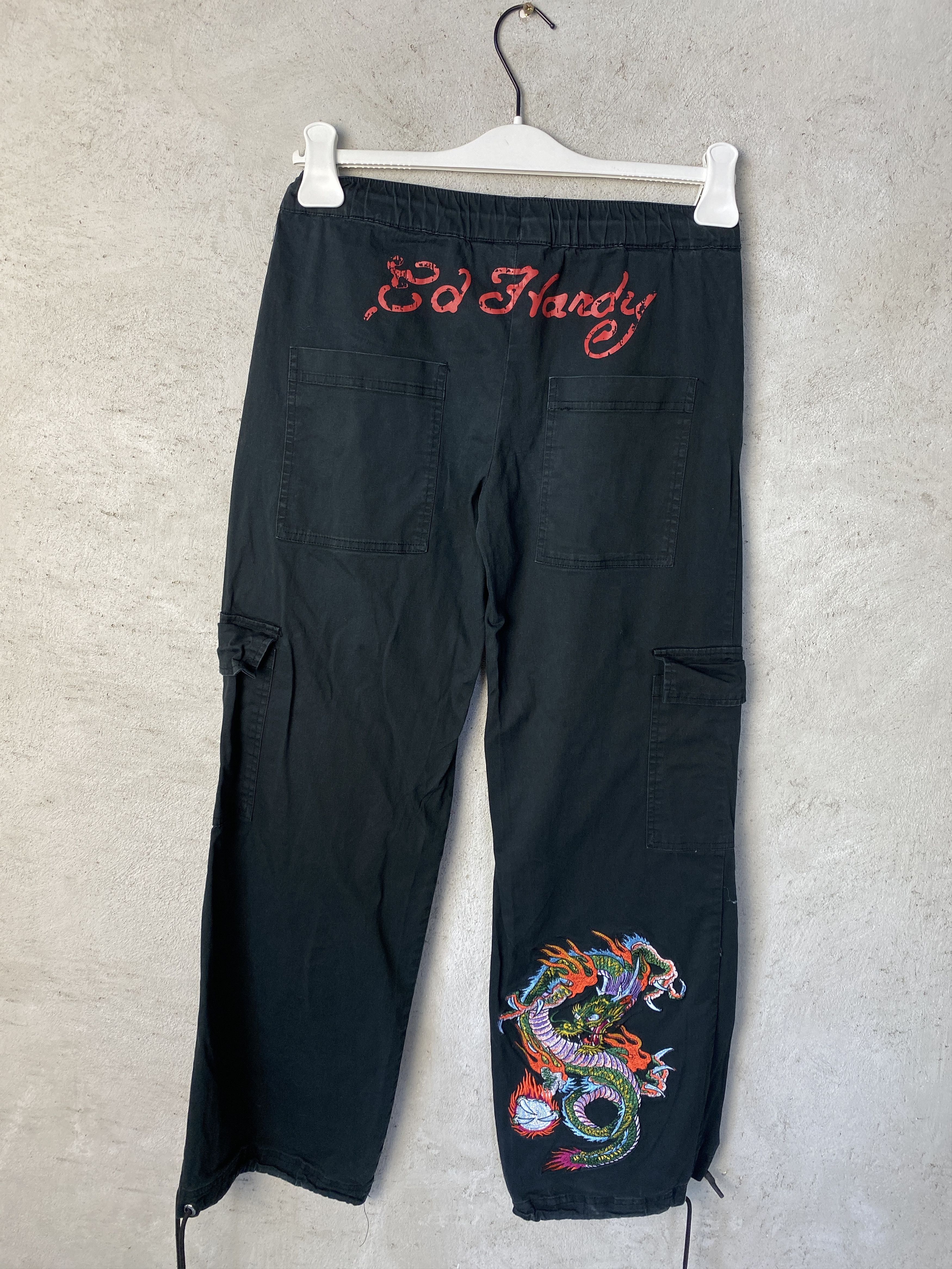 Ed Hardy × Urban Outfitters Ed Hardy x Urban Outfitters pants parachute y2k 00s Size US 28 / EU 44 - 1 Thumbnail