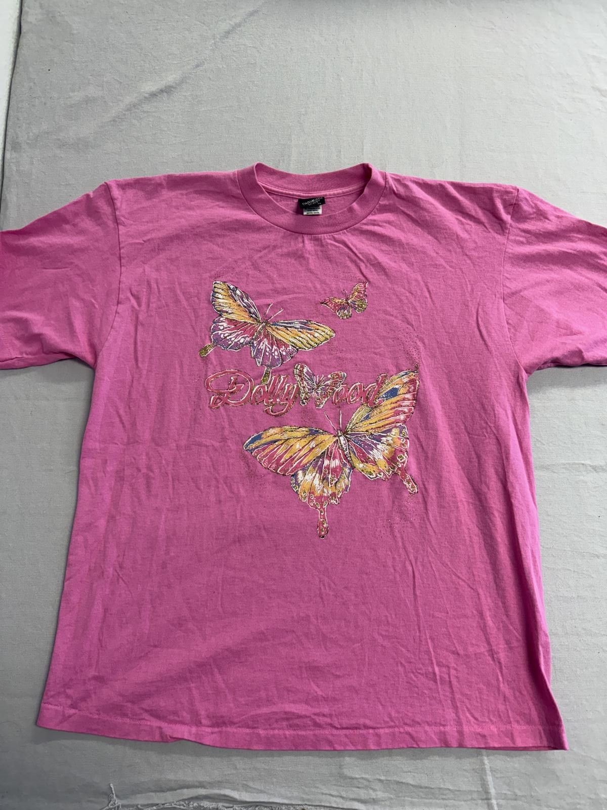 Designer Vintage Dollywood Tshirt Dolly Parton Tennessee Diamond Dust Size US XL / EU 56 / 4 - 1 Thumbnail