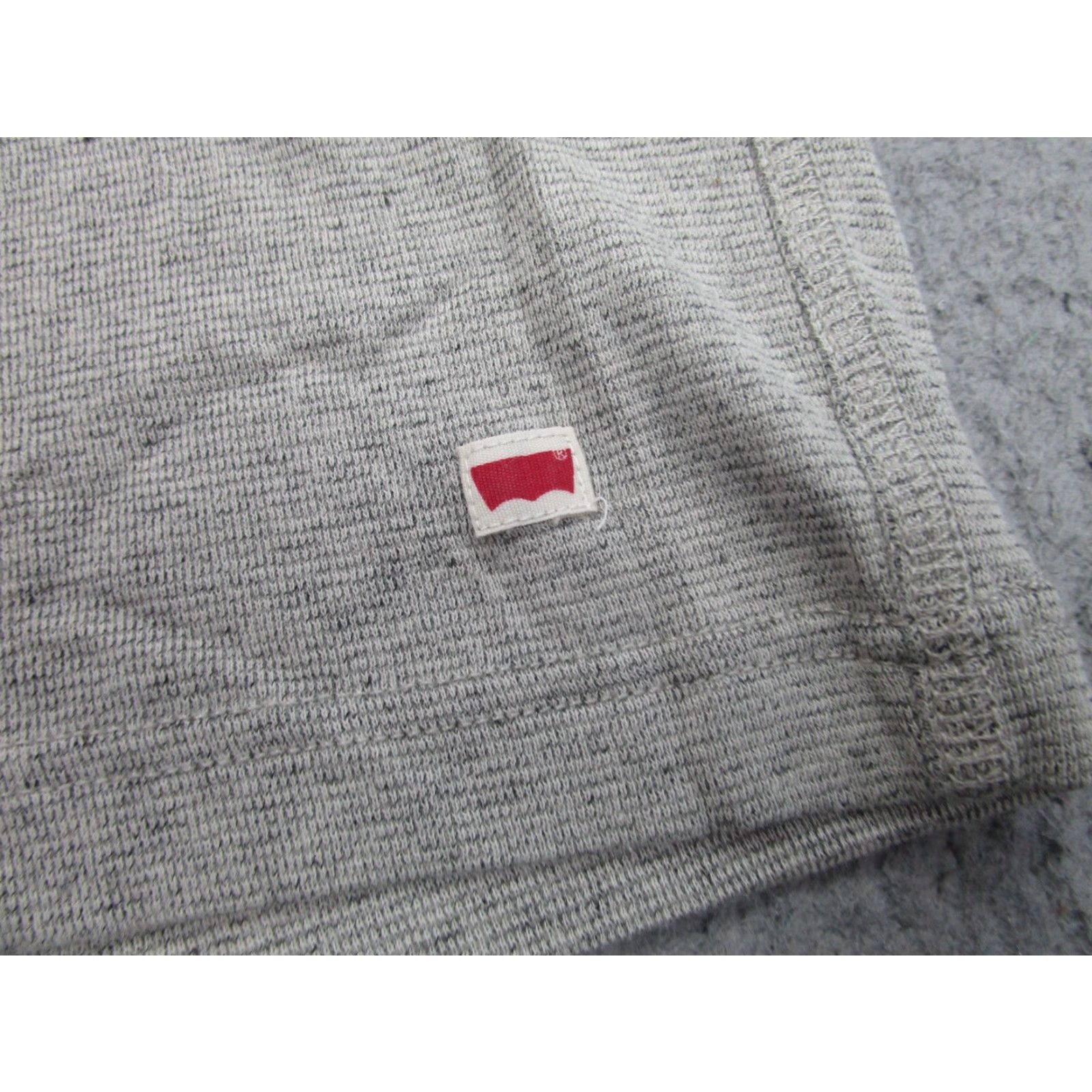 Levi's Levi's Waffle Shirt Mens 2XL Gray Long Sleeve Henley Thermal Tee Top Indie Beach Size US XXL / EU 58 / 5 - 4 Thumbnail