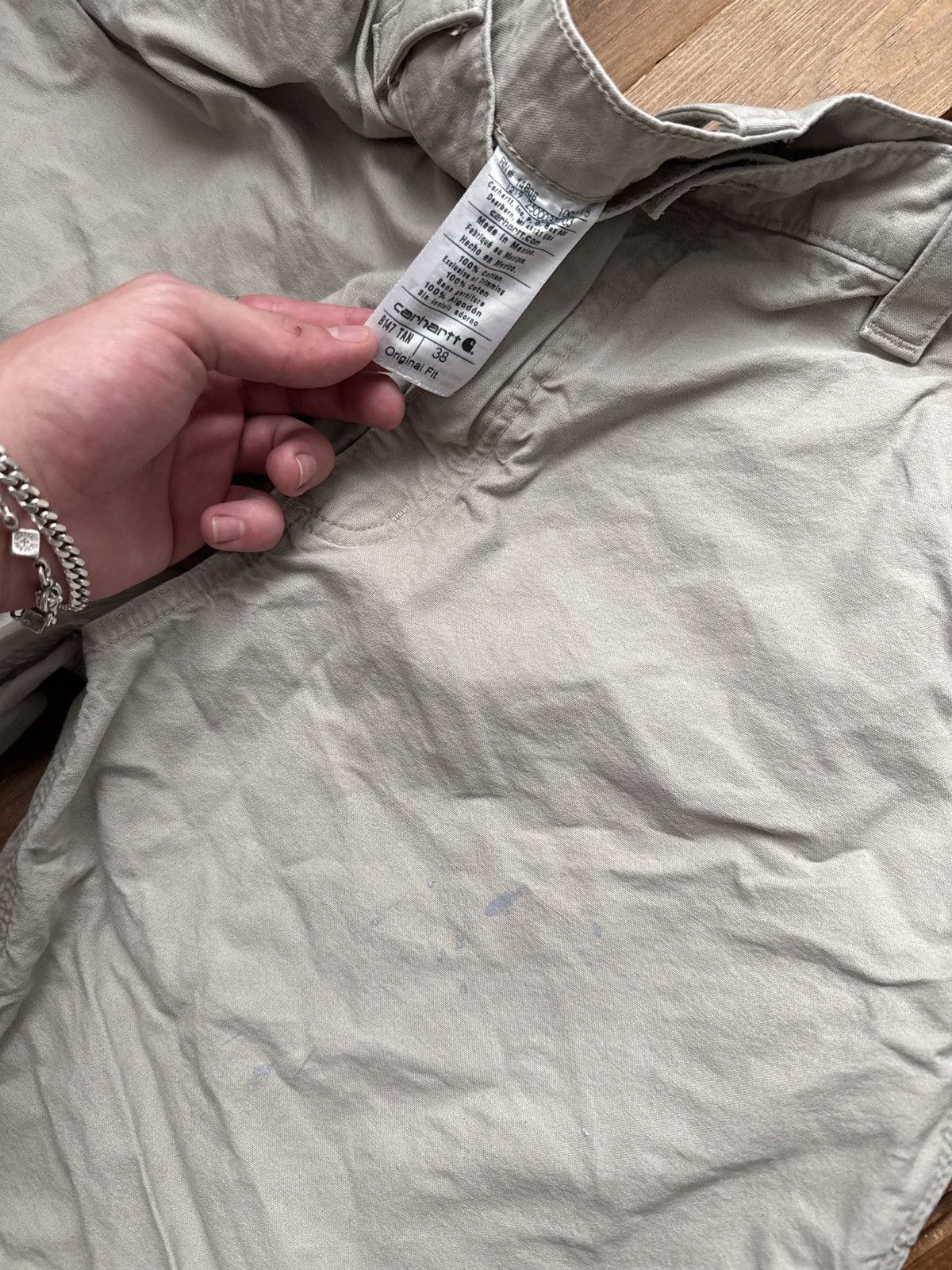 Carhartt Vintage Carhartt Tan Carpenter Shorts Size US 36 / EU 52 - 3 Thumbnail