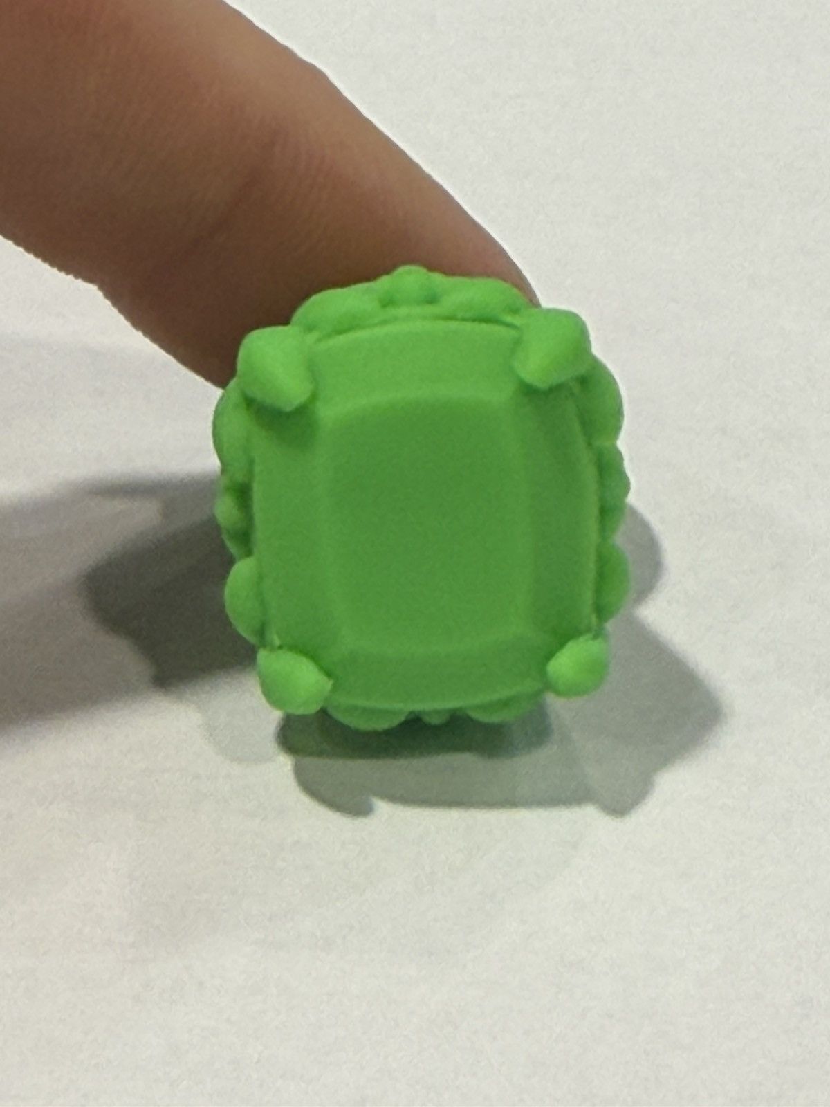Chrome Hearts Chrome Hearts Silicone Ring Green Gem Size ONE SIZE - 1 Thumbnail