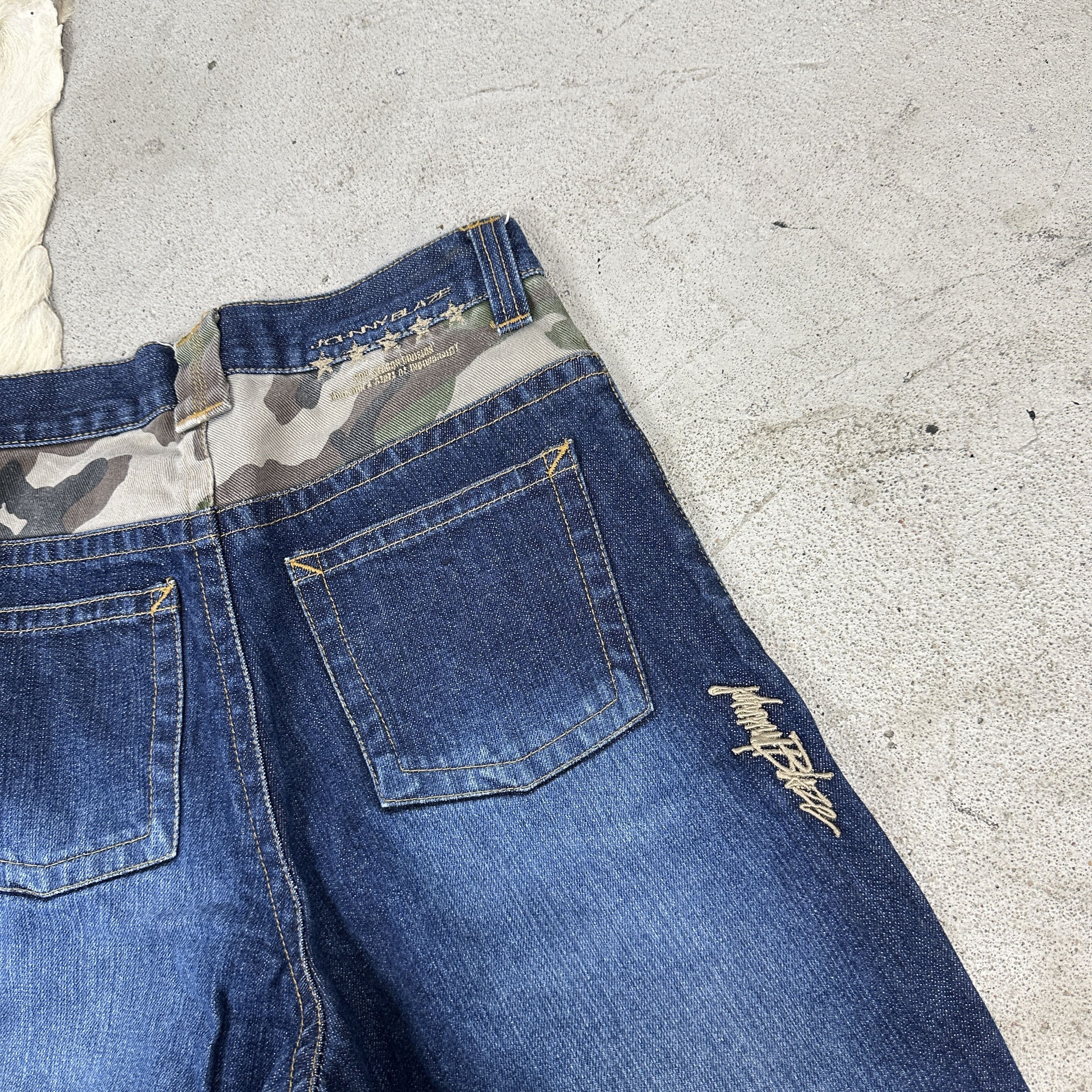Vintage Vintage Y2K Johny Blaze Hip-Hop Baggy Double Knee Camo Jeans Size US 28 / EU 44 - 4 Thumbnail
