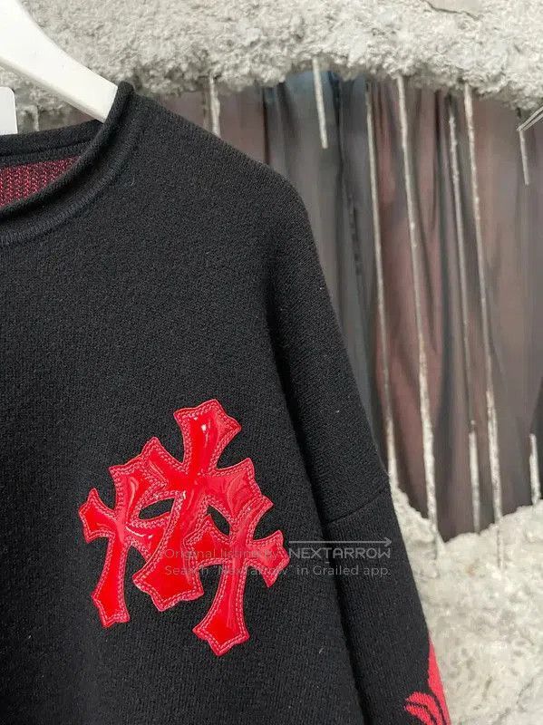 Chrome Hearts Chrome Hearts Black Cashmere Pullover Sweater . Size US M / EU 48-50 / 2 - 5 Thumbnail