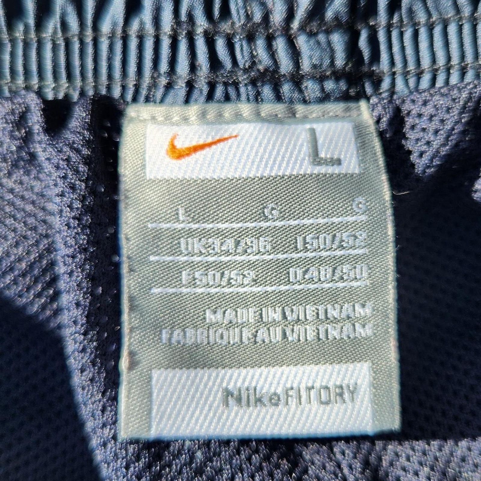 Nike Vintage Navy Blue Nike Track Pants Size US 32 / EU 48 - 3 Thumbnail