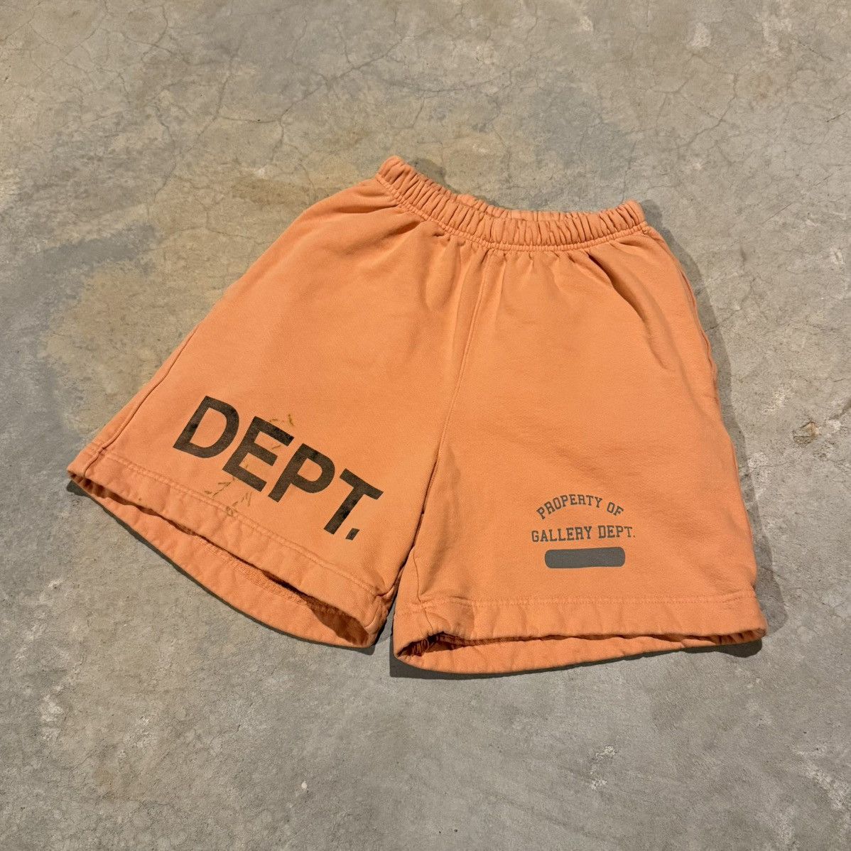 Gallery Dept. Gallery Dept G.I. Sweat Shorts Orange Distressed Size US 28 / EU 44 - 2 Thumbnail