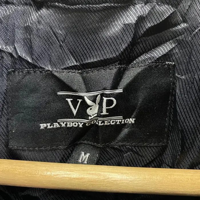 Playboy Vtg 90’ PLAYBOY VIP COLLECTION Trench Coat Parka Black Size US L / EU 52-54 / 3 - 5 Thumbnail