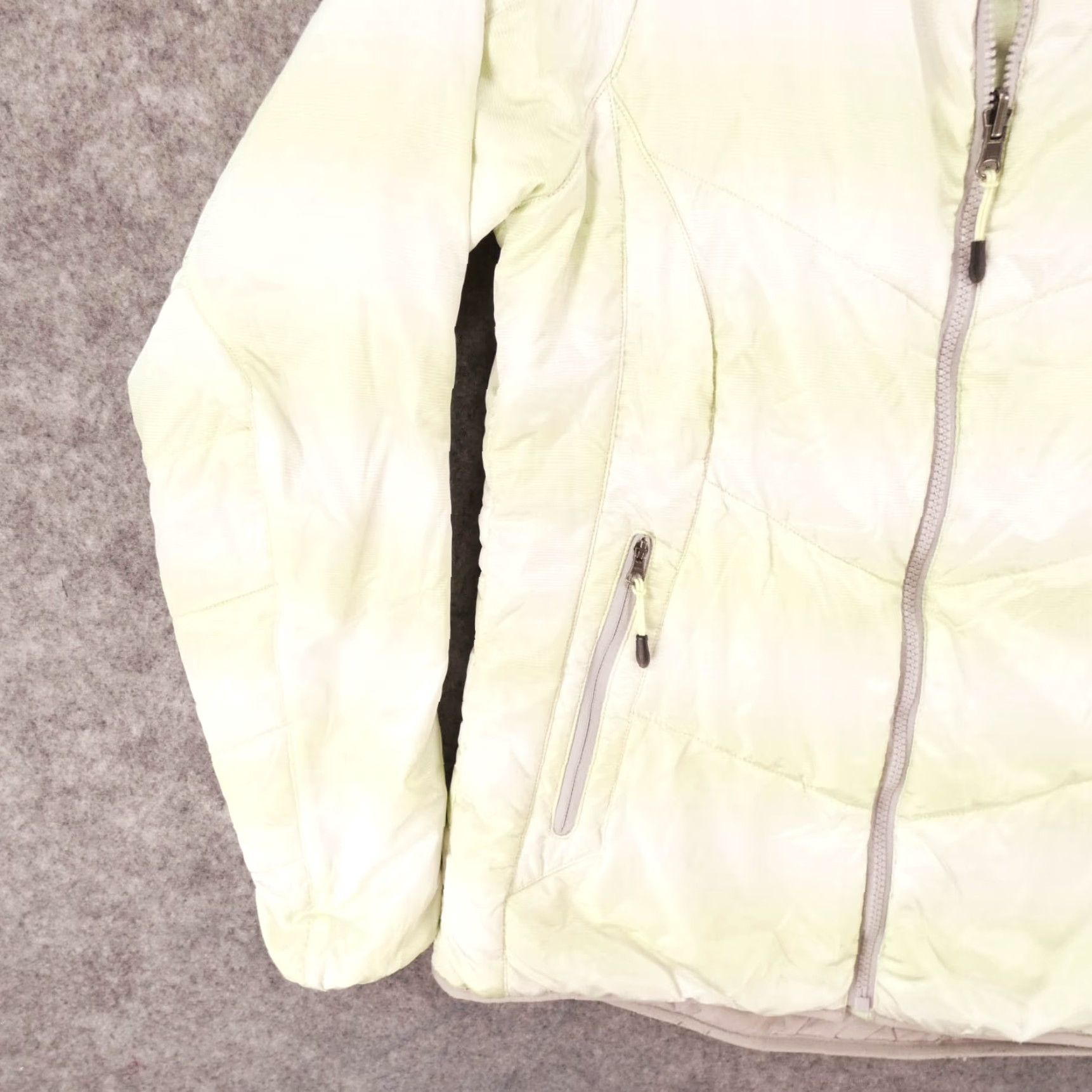 Vintage Cabela's Jacket Womens Medium Green White Primaloft Full Zip Lightweight Puffer Coat Size M / US 6-8 / IT 42-44 - 4 Thumbnail