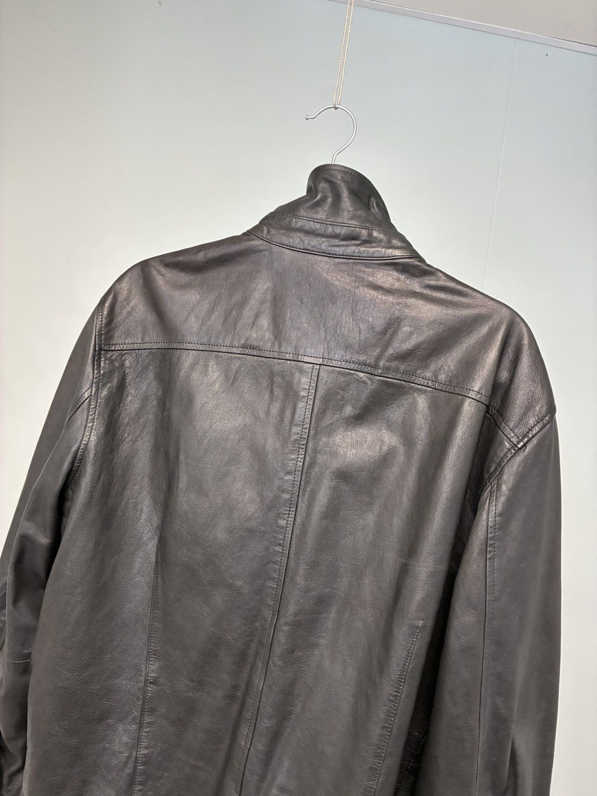 John Varvatos Biker Moto Leather Jacket EU 52 USA 42 Size US L / EU 52-54 / 3 - 13 Thumbnail