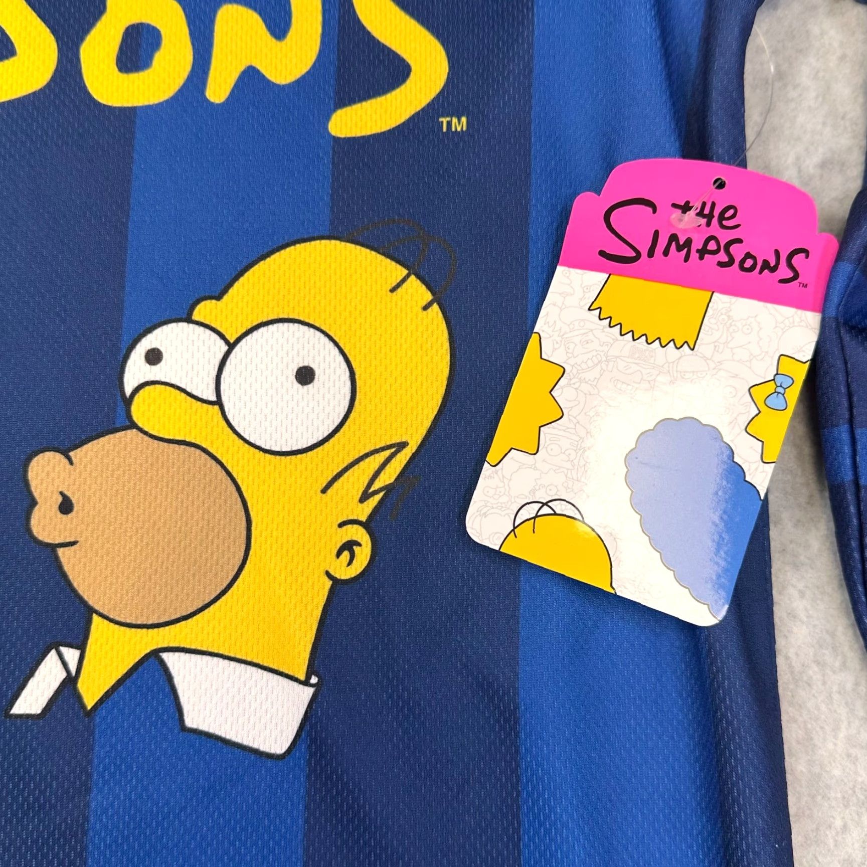 Vintage The Simpsons Hockey Jersey Adult XS Double-Sided AOP Bart Homer Marge NWT Size US XS / EU 42 / 0 - 5 Thumbnail