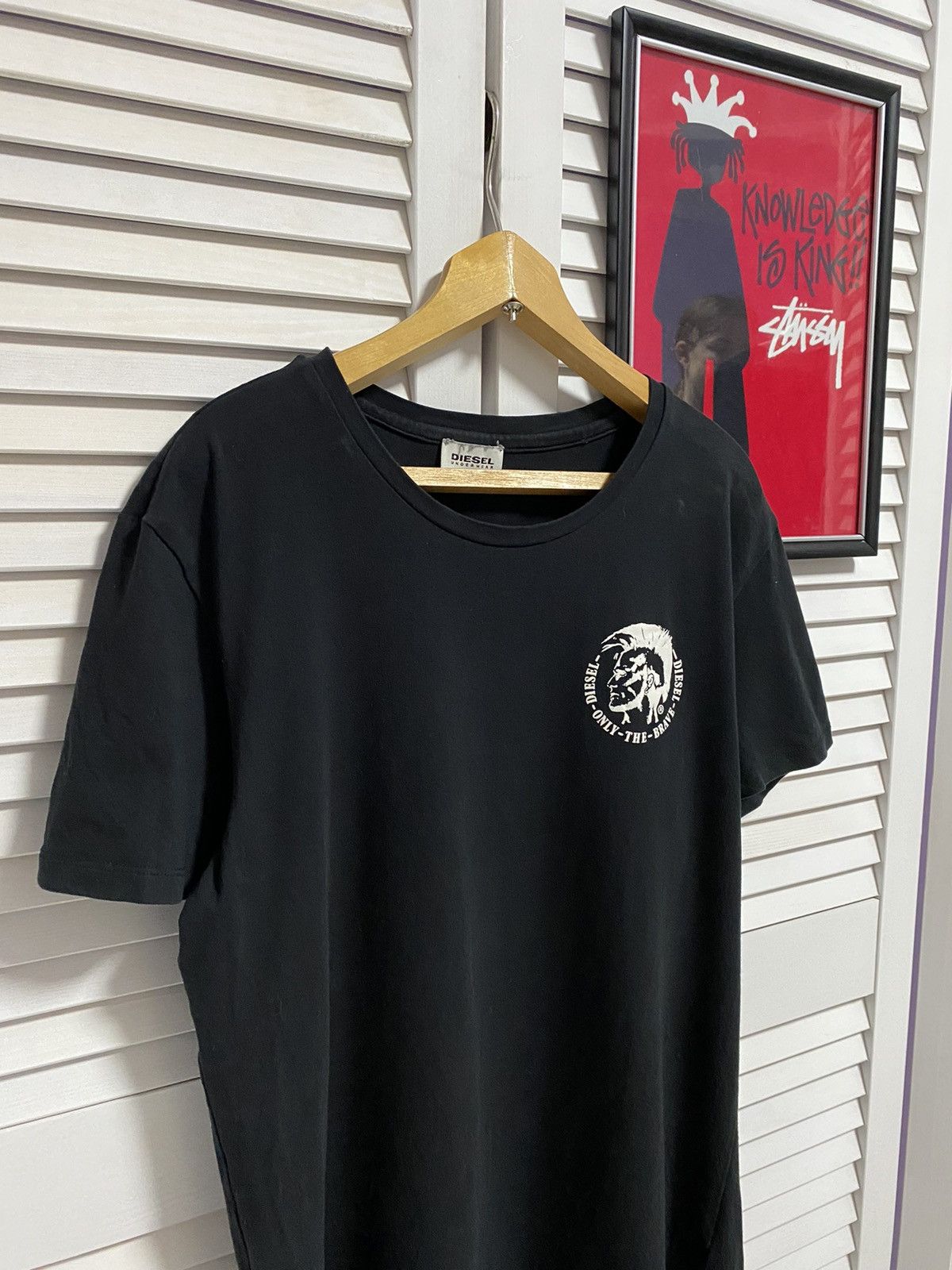 Diesel × Vintage T-Shirt Tee Black Diesel Mini Logo Size M Size M / US 6-8 / IT 42-44 - 2 Thumbnail
