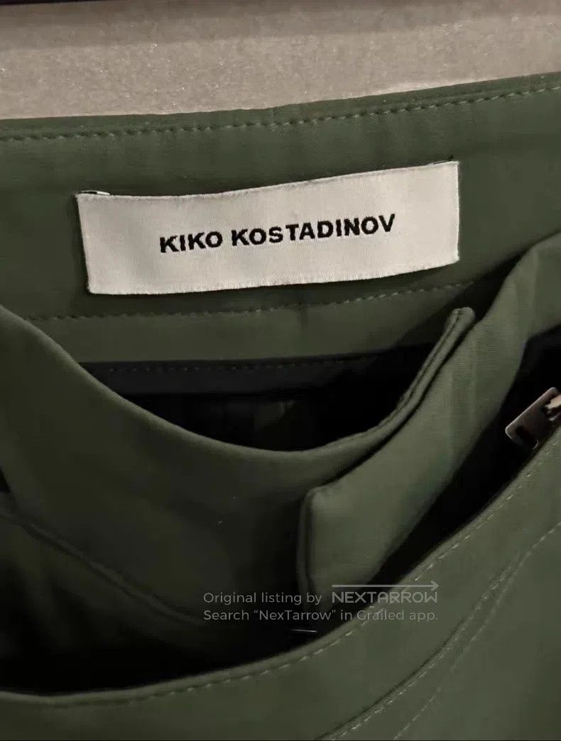 Kiko Kostadinov Kiko Kostadinov Army green pants, Riri zipper Size US 30 / EU 46 - 3 Thumbnail