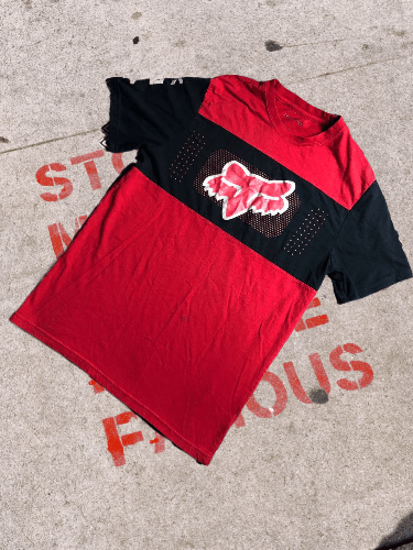 Fox Racing × JNCO × Vintage Crazy Vintage Y2K Fox Racing T Shirt Grunge Cyber JNCO Size US M / EU 48-50 / 2 - 1 Thumbnail