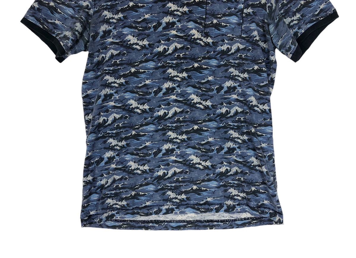 Barbour Barbour White Mountaineering Wave Camo T shirt Size US L / EU 52-54 / 3 - 4 Thumbnail