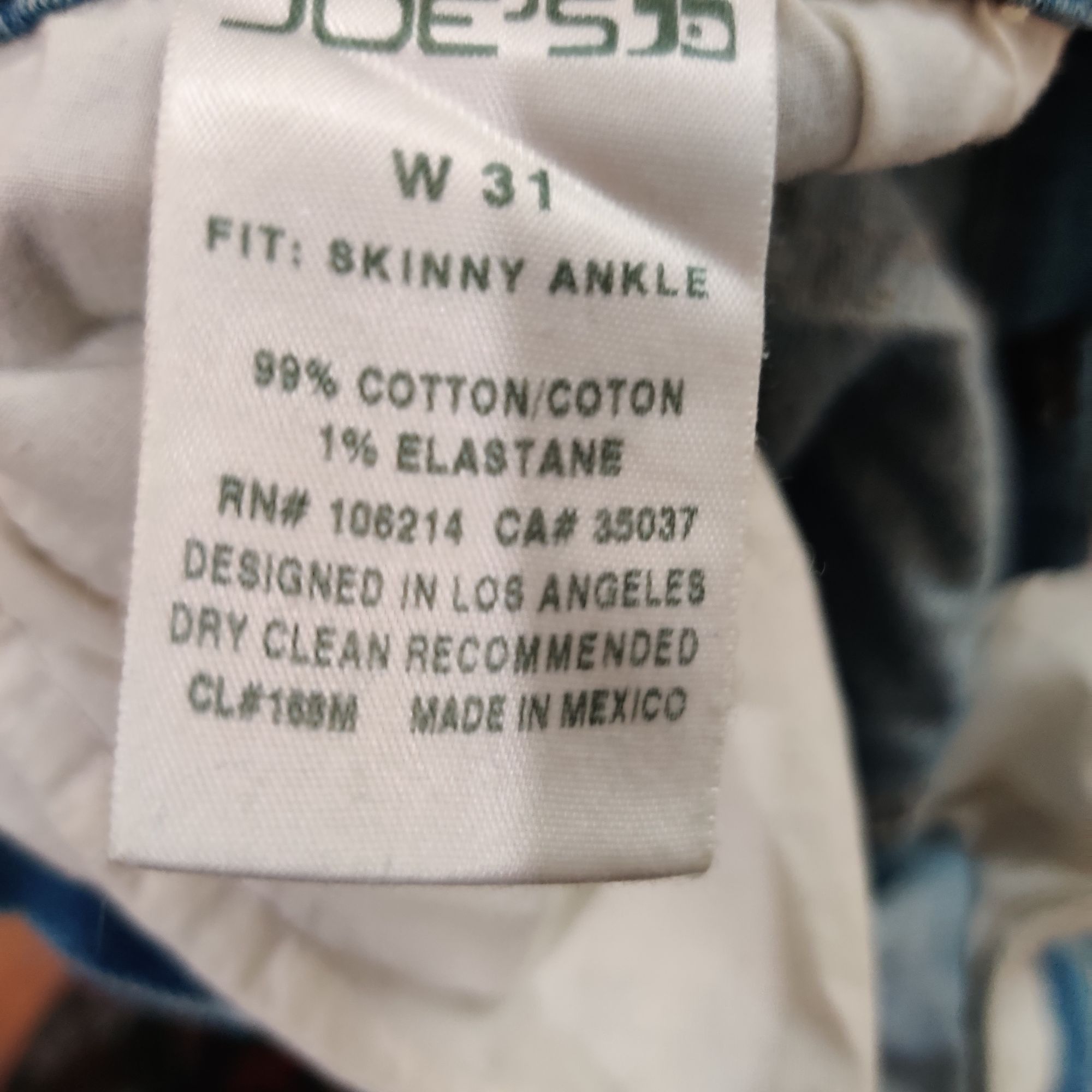 Other Joes Jeans Womens Skinny Ankle Denim Laken Distressed Medium Size 31" - 4 Thumbnail
