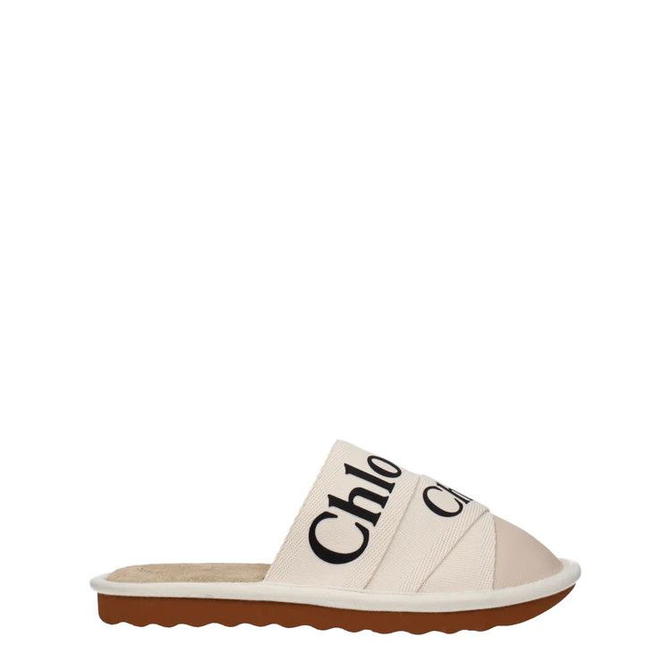 Chloe ob1o1e1024 Leather Slippers in Beige Size US 9 / IT 39 - 1 Thumbnail