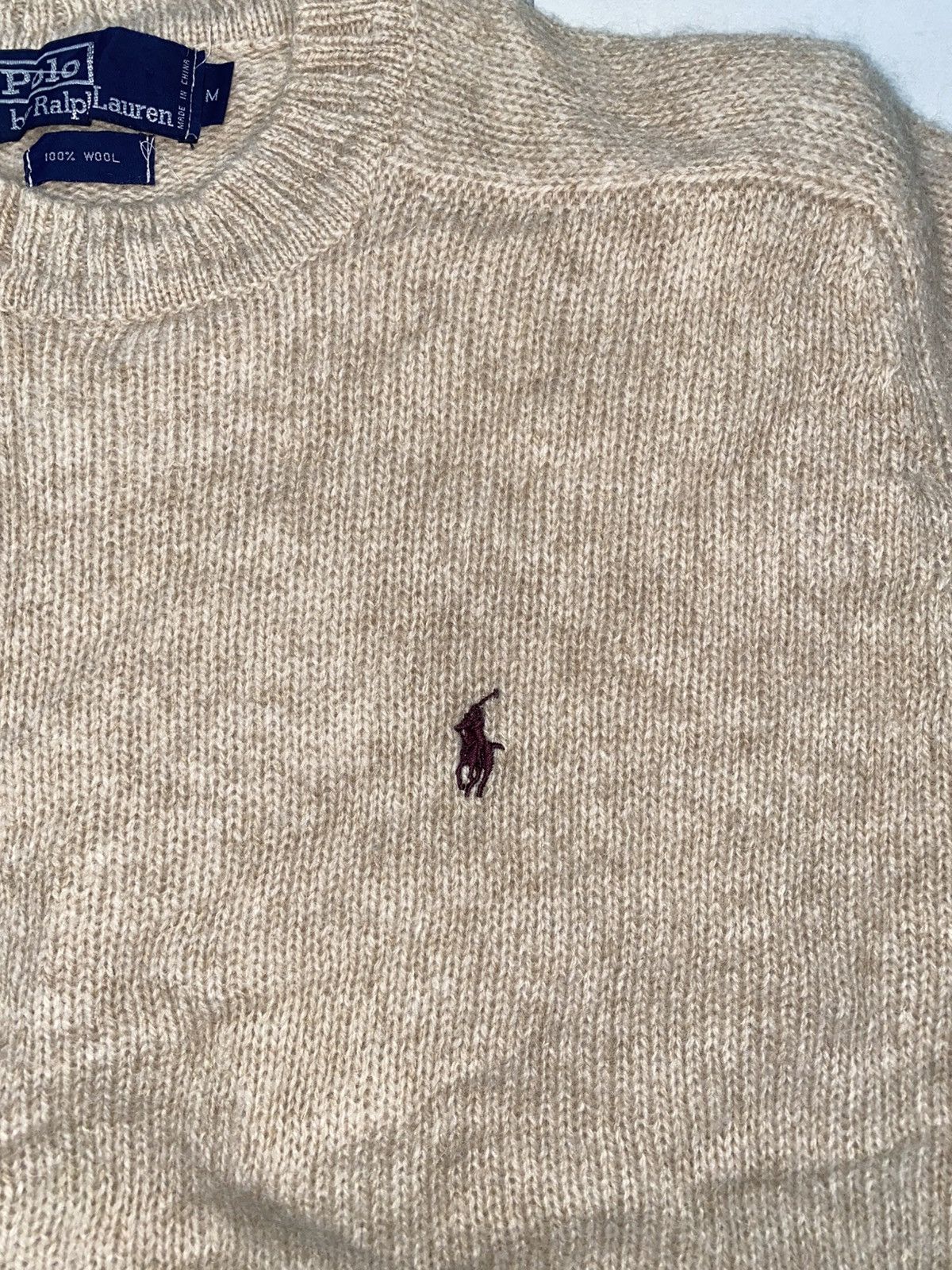 Polo Ralph Lauren Vtg Polo Ralph Lauren wool knit pullover sweater Size US M / EU 48-50 / 2 - 5 Thumbnail