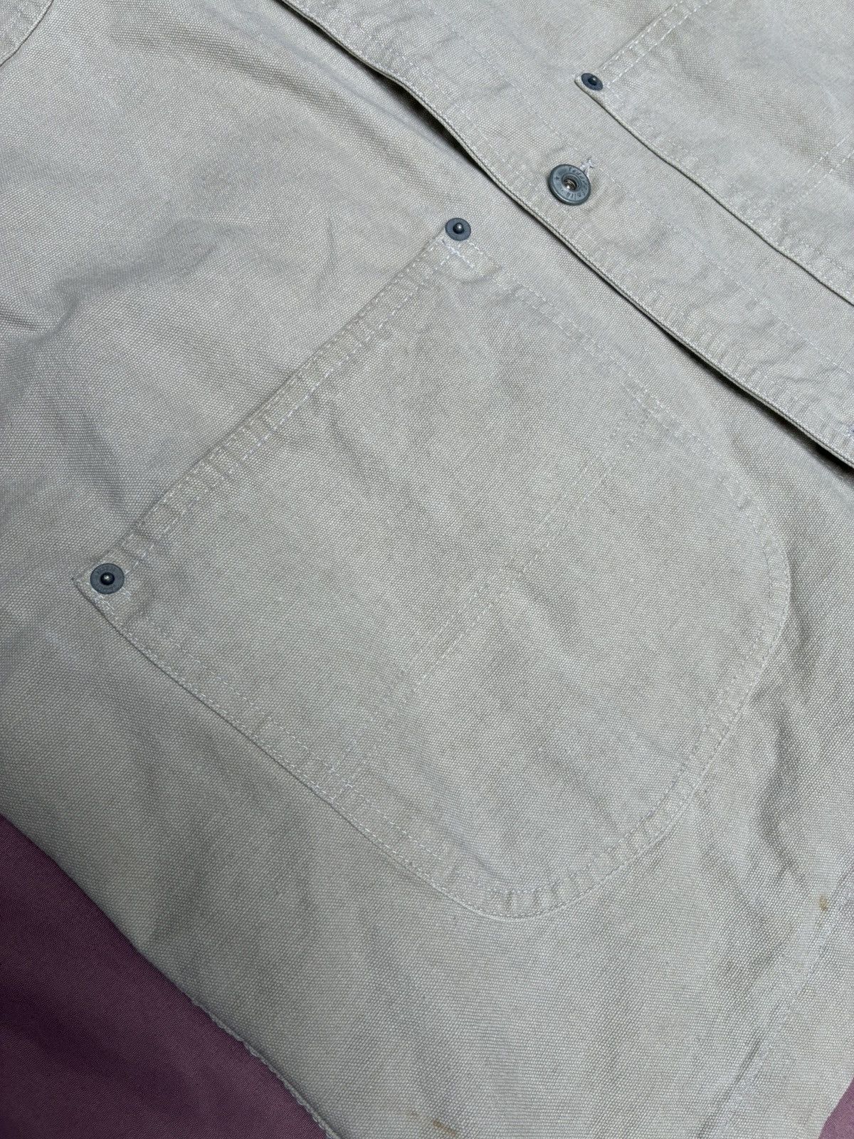 Other TEDDY SMITH TEXTURED COTTON CANVAS CHORE JACKET Size US L / EU 52-54 / 3 - 3 Thumbnail