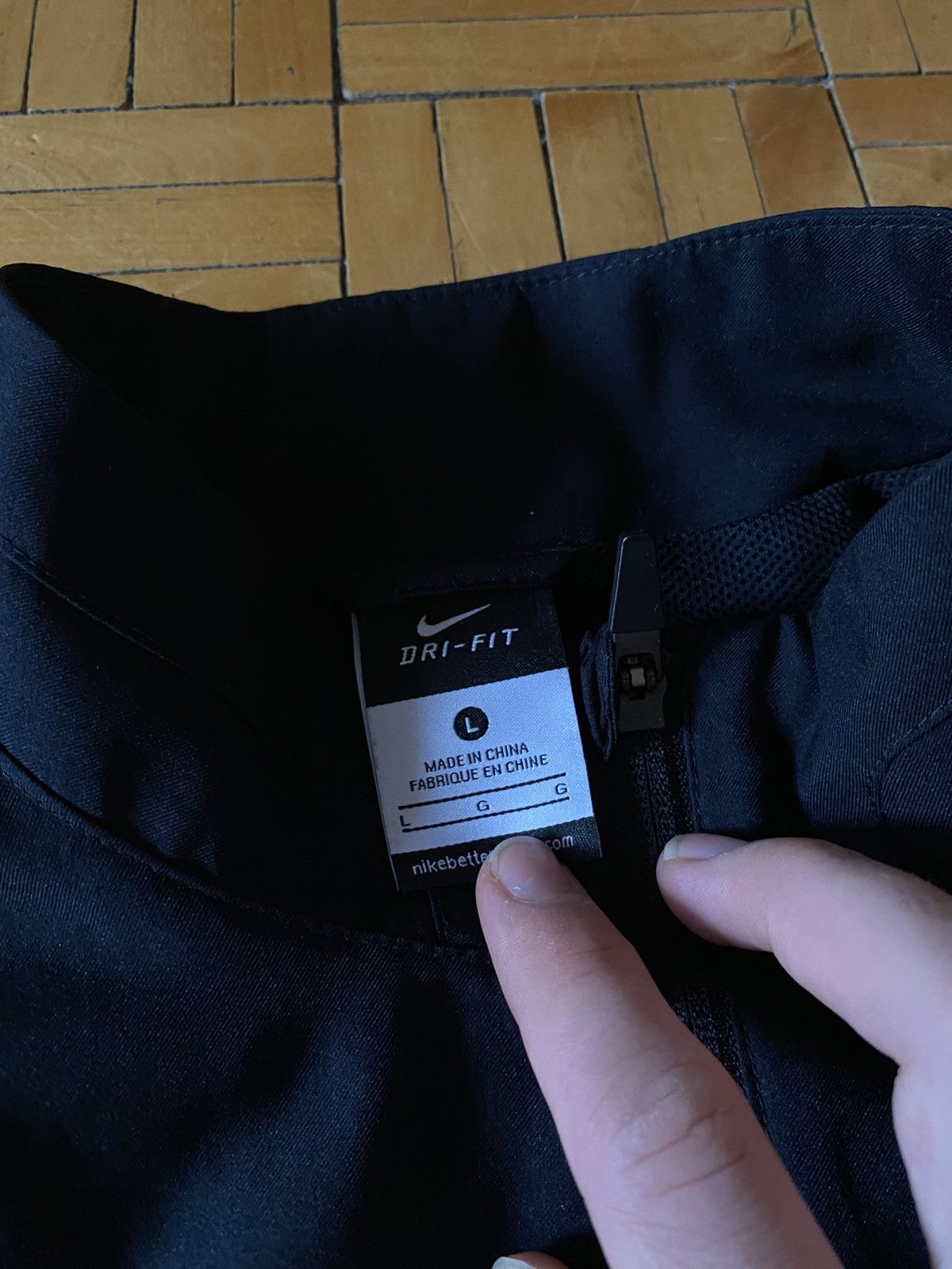 Nike Nylon zipper-windbreaker Nike Dri Fit Paris Saint Germain Size US L / EU 52-54 / 3 - 5 Thumbnail
