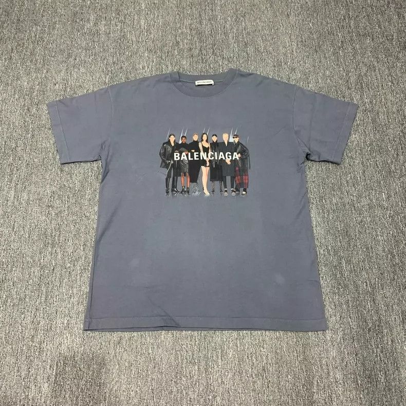 Balenciaga Balenciaga Band Portrait Short Sleeve Tee - dmc Size US M / EU 48-50 / 2 - 1 Thumbnail