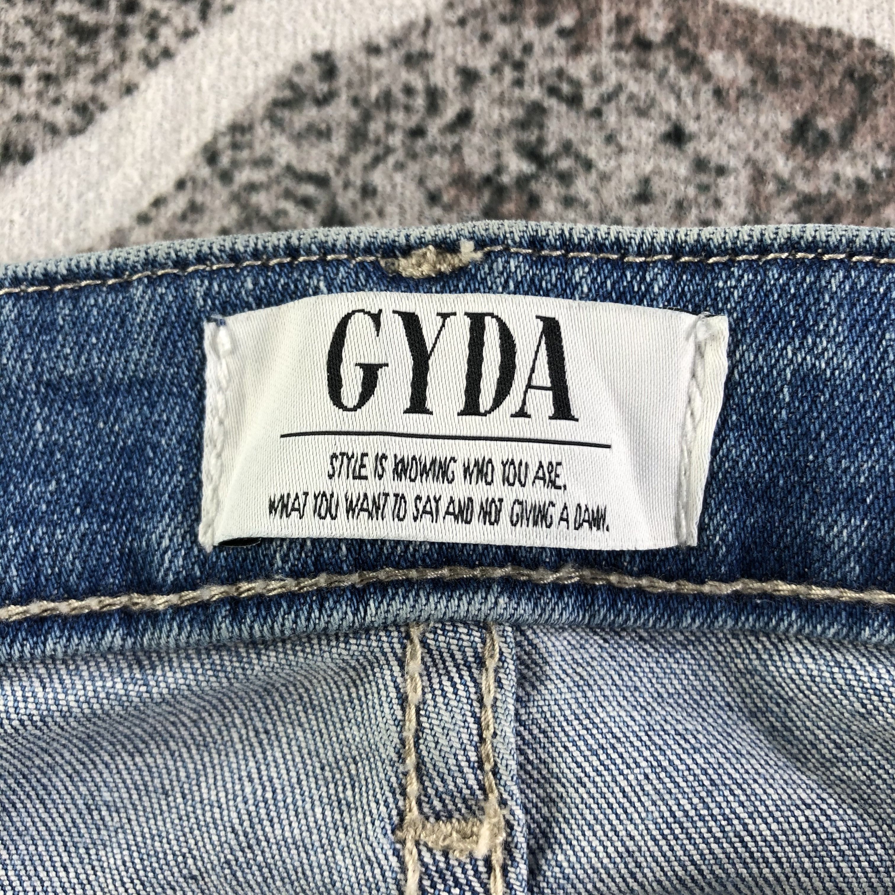 Japanese Brand Gyda Jeans Distressed Flare Denim Size US 26 / EU 42 - 9 Thumbnail