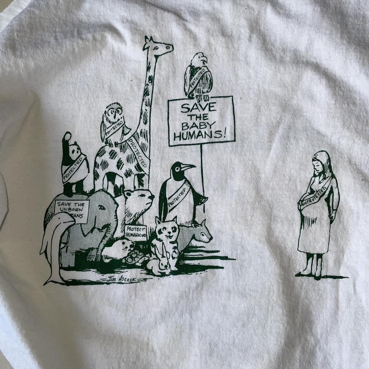 Vintage Vintage 90's March for Life Choose Life Endangered T-shirt Size US XL / EU 56 / 4 - 3 Thumbnail