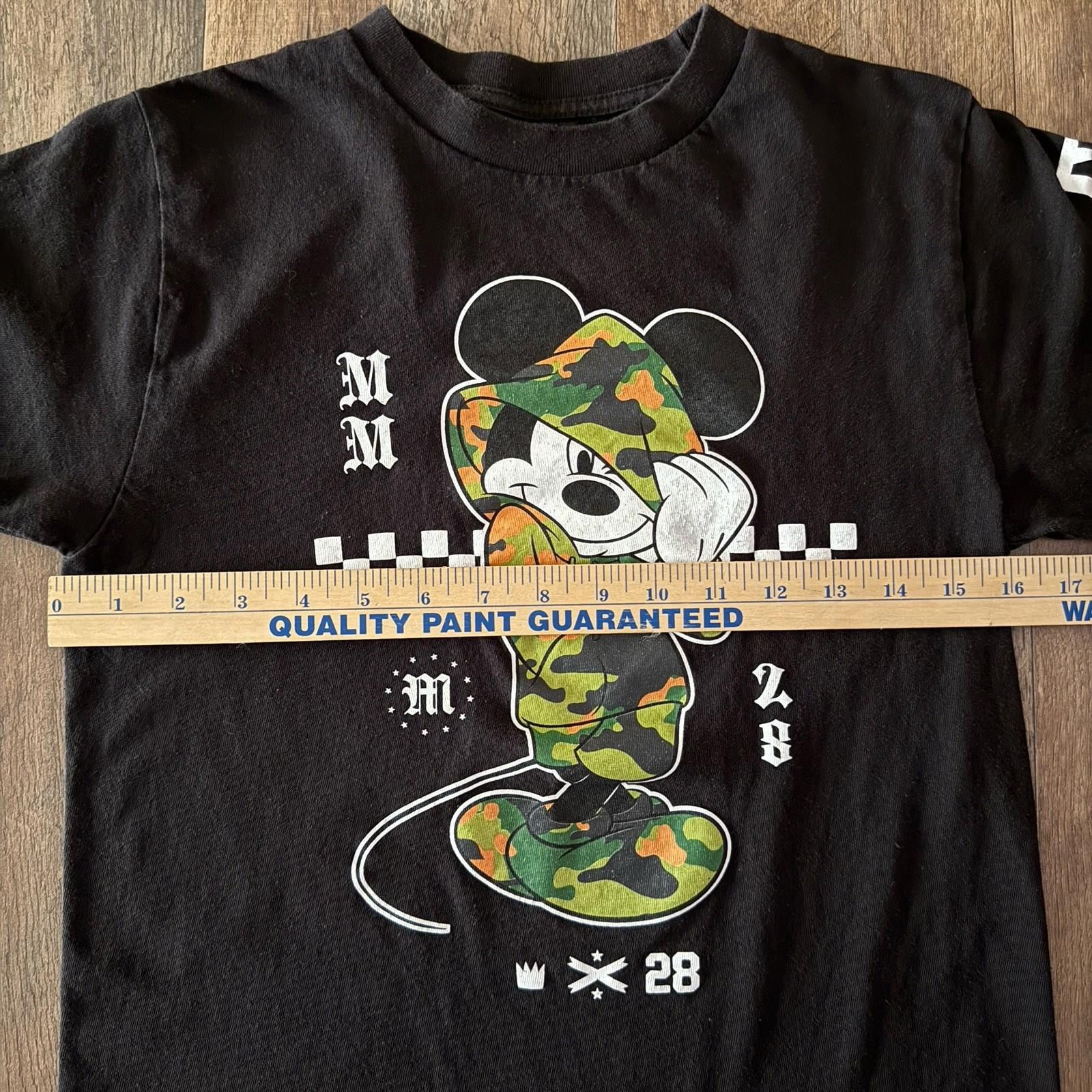 NEFF NEFF Disney Mickey Mouse In Camouflage Black Tee Mens Small Size US S / EU 44-46 / 1 - 5 Thumbnail