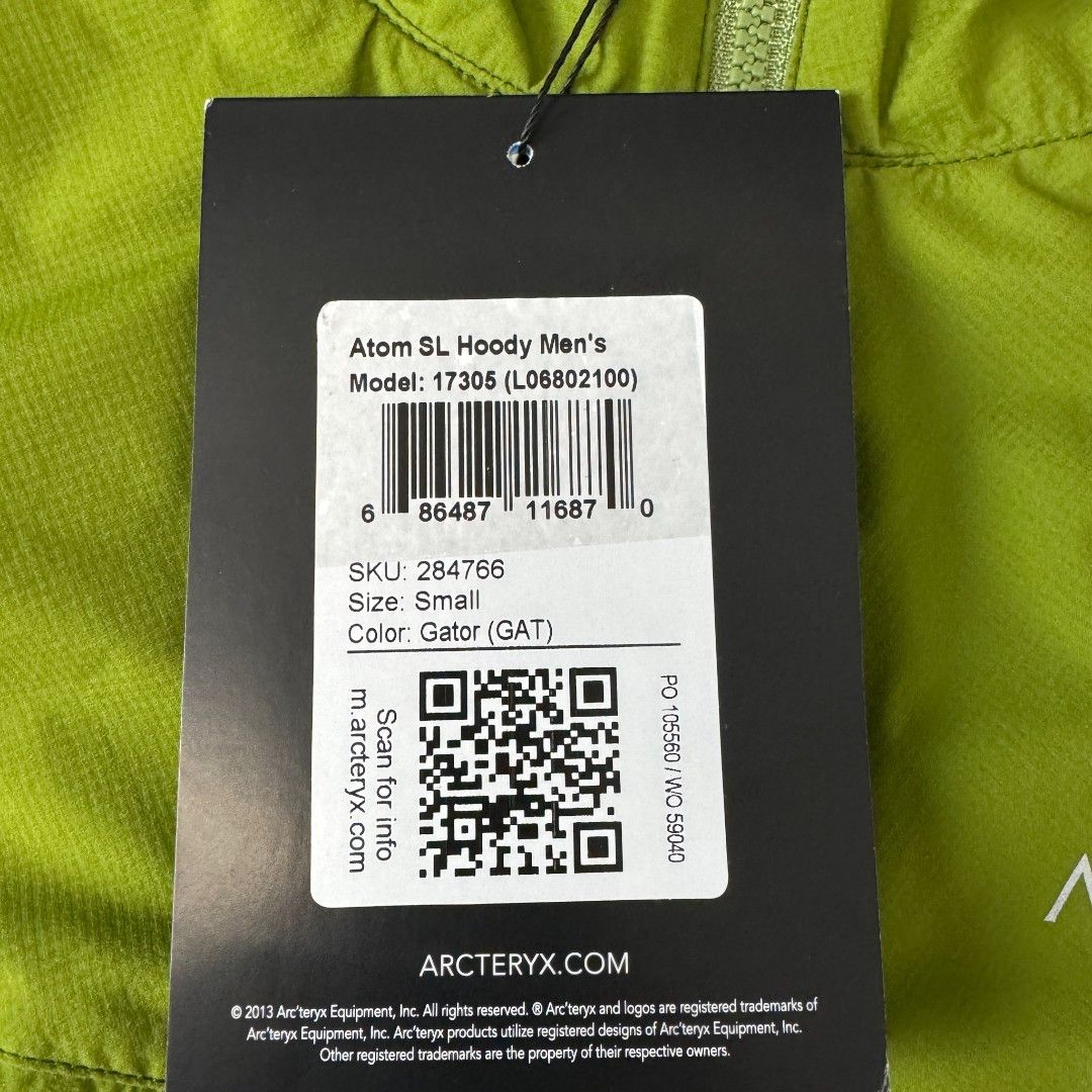 Arc'teryx Atom Sl Hoody Men's Size US S / EU 44-46 / 1 - 6 Thumbnail