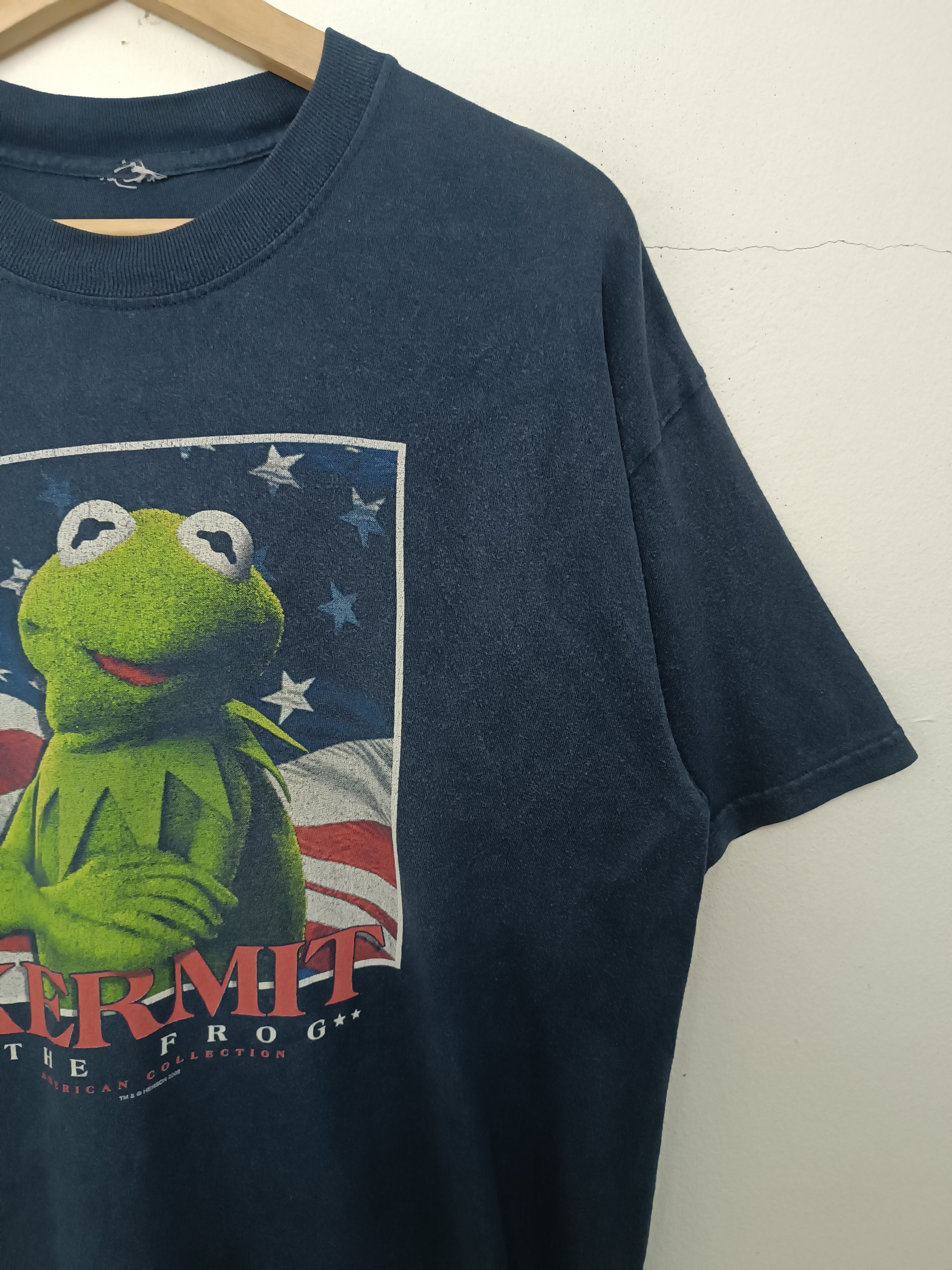 Cartoon Network VINTAGE 2002 KERMIT THE FROG MUPPET ELMO SESAME VERY RARE Ts Size US L / EU 52-54 / 3 - 6 Thumbnail