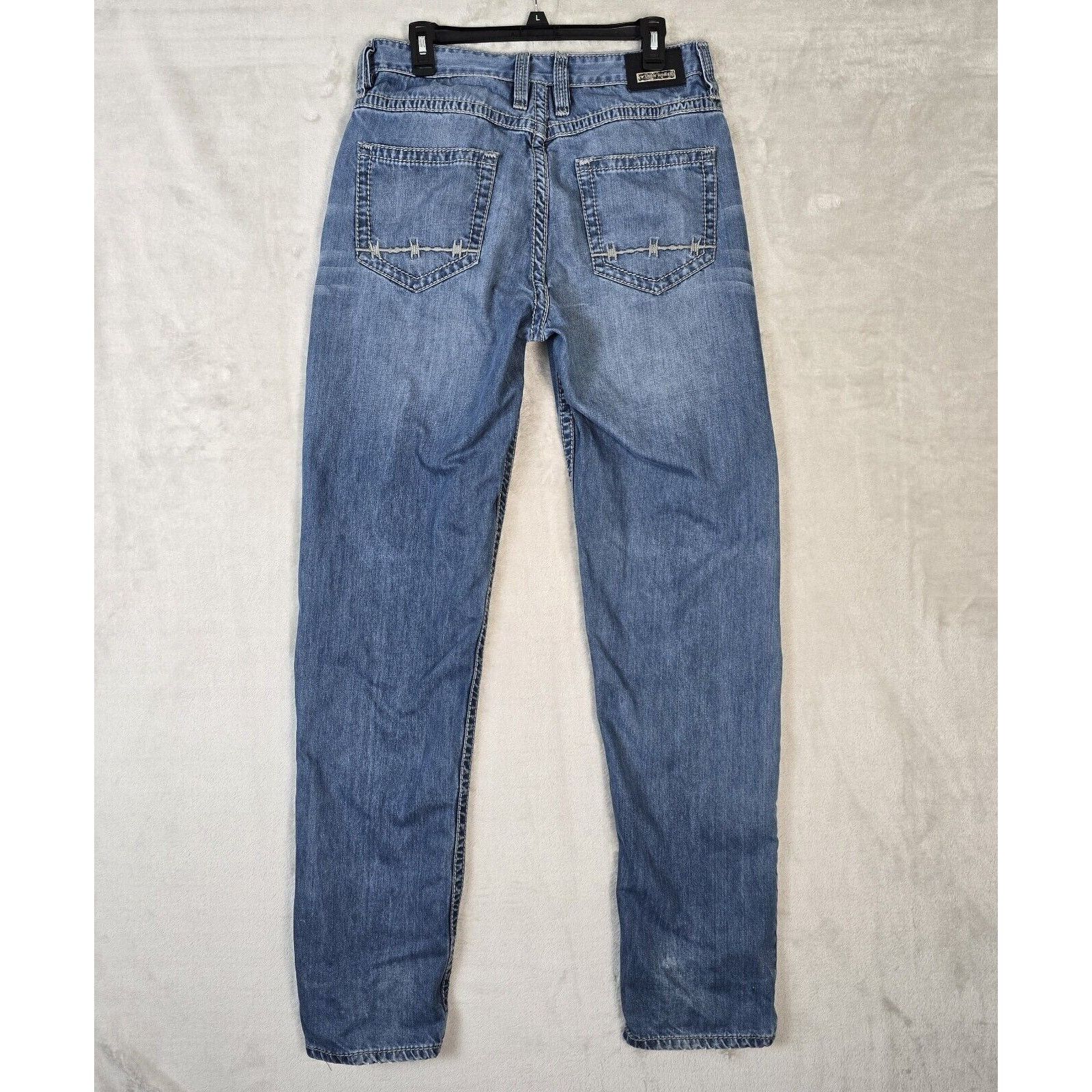 Other Iron Horse Jeans Mens Blue Denim Jeans 36x38 Barbwire Pocket Size US 36 / EU 52 - 8 Thumbnail