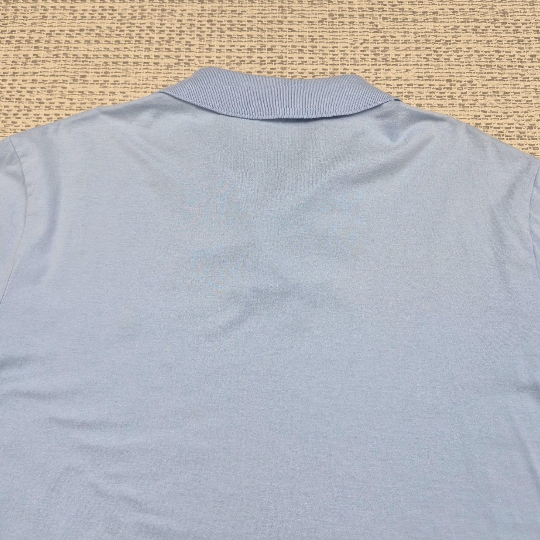 Polo Ralph Lauren Polo Ralph Lauren Polo Shirt Mens Large Blue Custom Fit Pique Cotton Knit Size US L / EU 52-54 / 3 - 6 Thumbnail